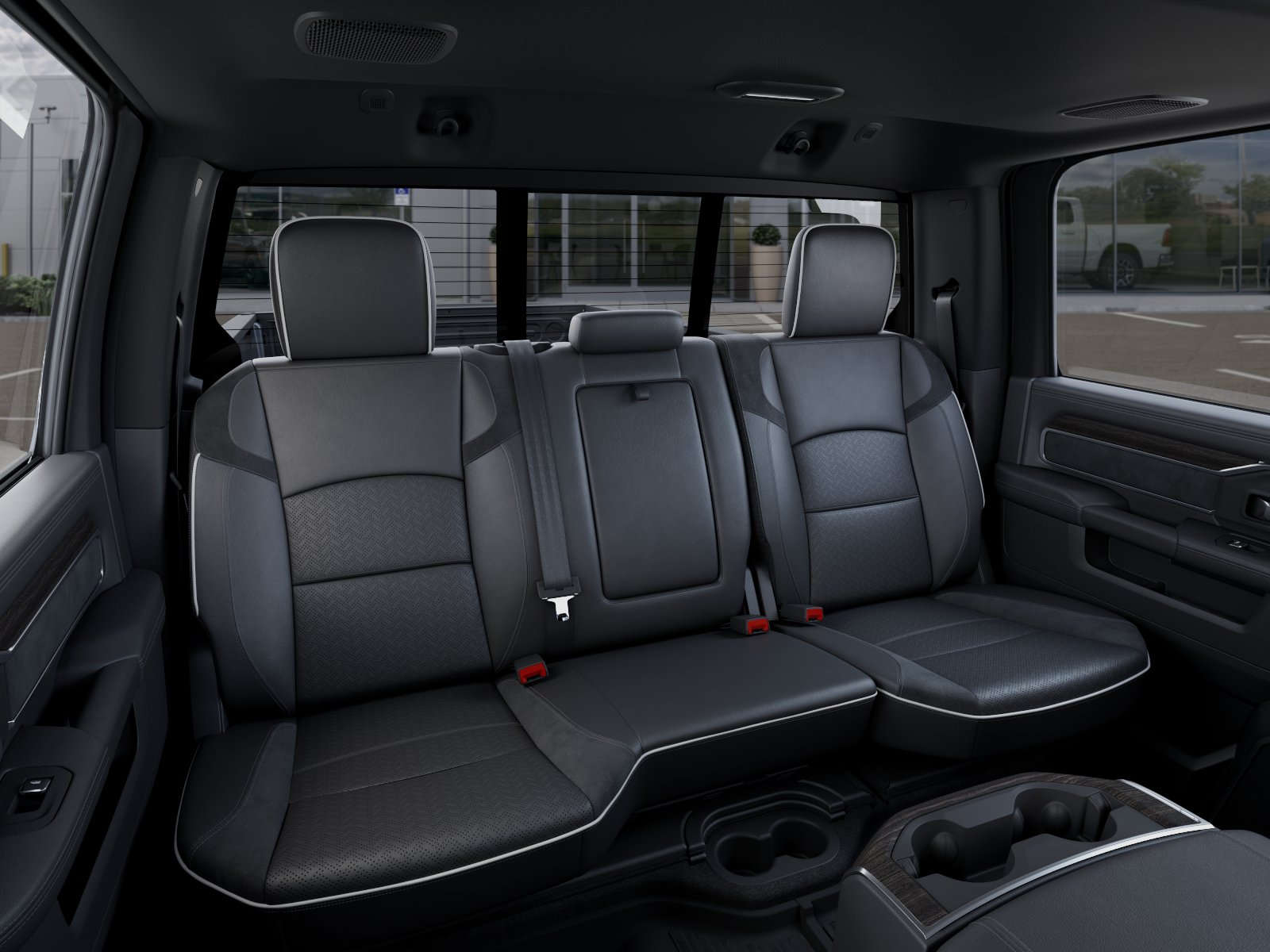 New 2026 Ceramic Gray Clear-Coat Exterior Paint RAM Laramie image 41