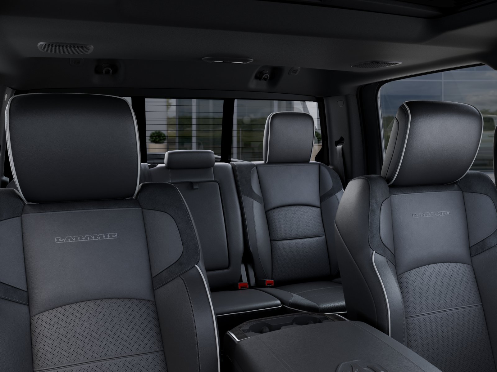 New 2026 Ceramic Gray Clear-Coat Exterior Paint RAM Laramie image 52
