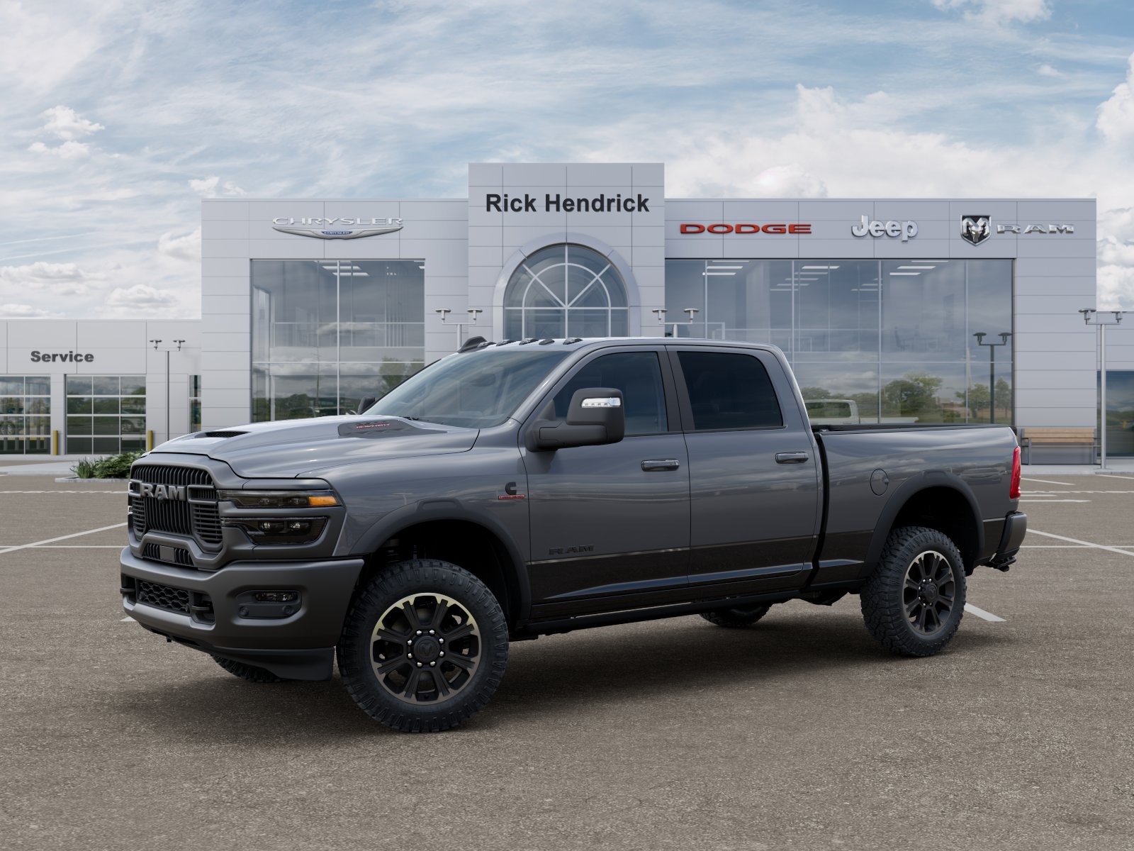 New 2026 Ceramic Gray Clear-Coat Exterior Paint RAM Rebel image 38