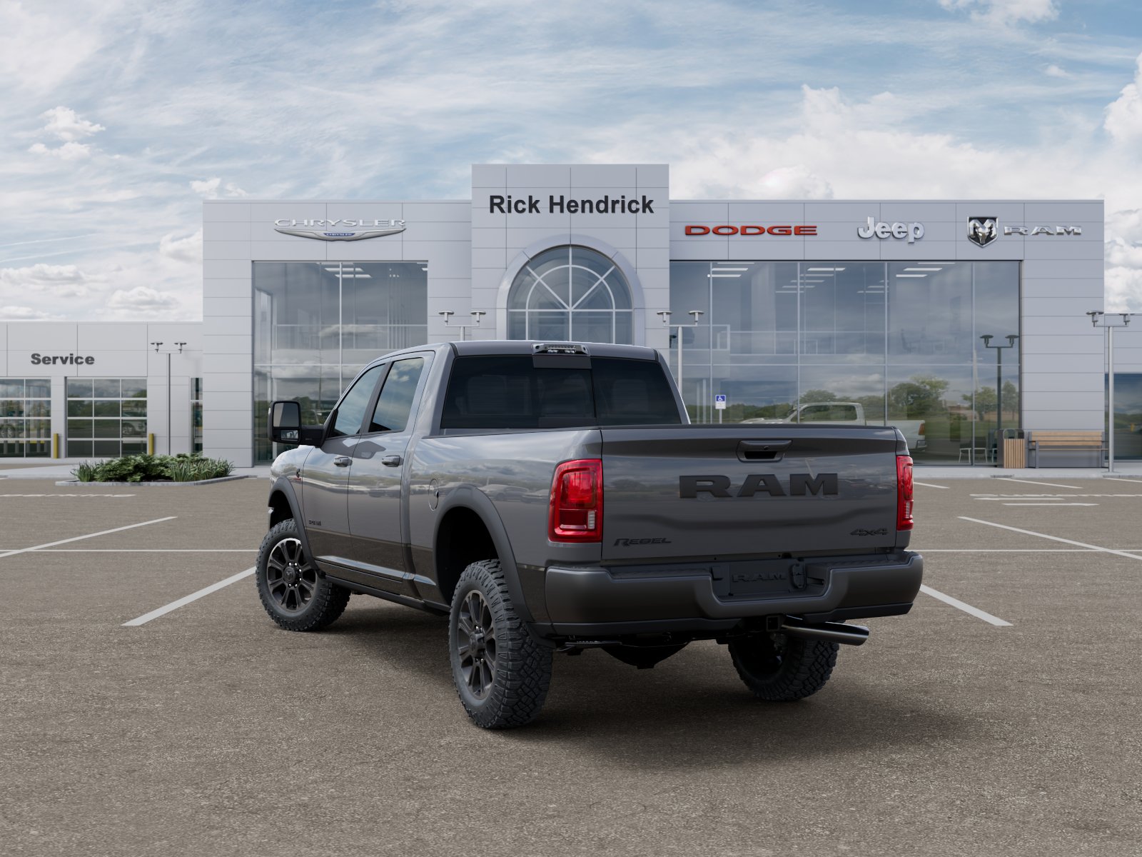 New 2026 Ceramic Gray Clear-Coat Exterior Paint RAM Rebel image 39