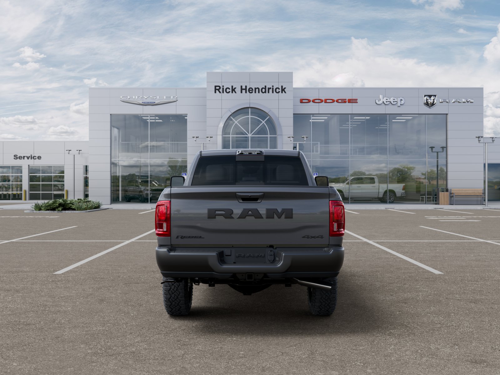 New 2026 Ceramic Gray Clear-Coat Exterior Paint RAM Rebel image 43