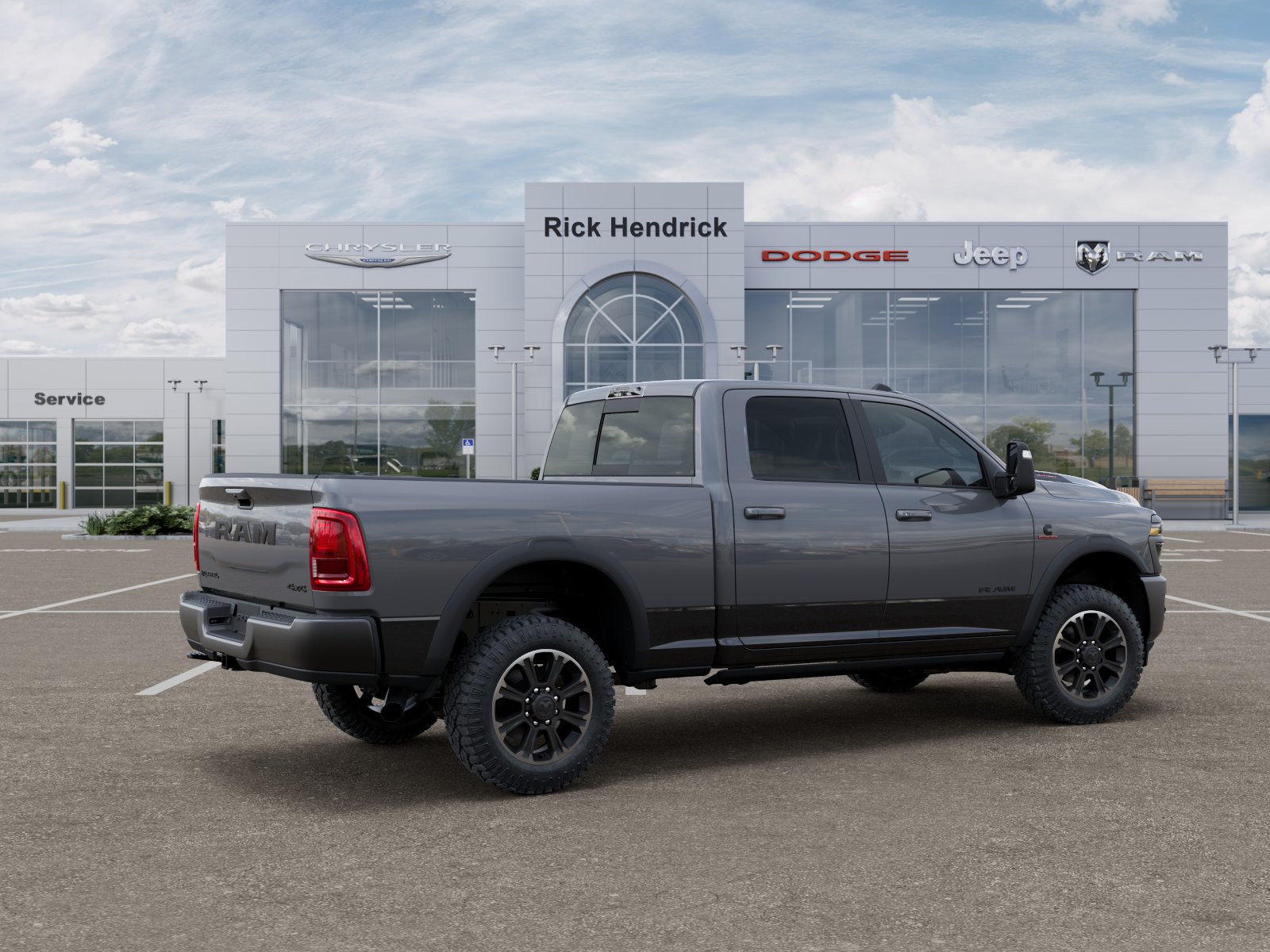 New 2026 Ceramic Gray Clear-Coat Exterior Paint RAM Rebel image 40
