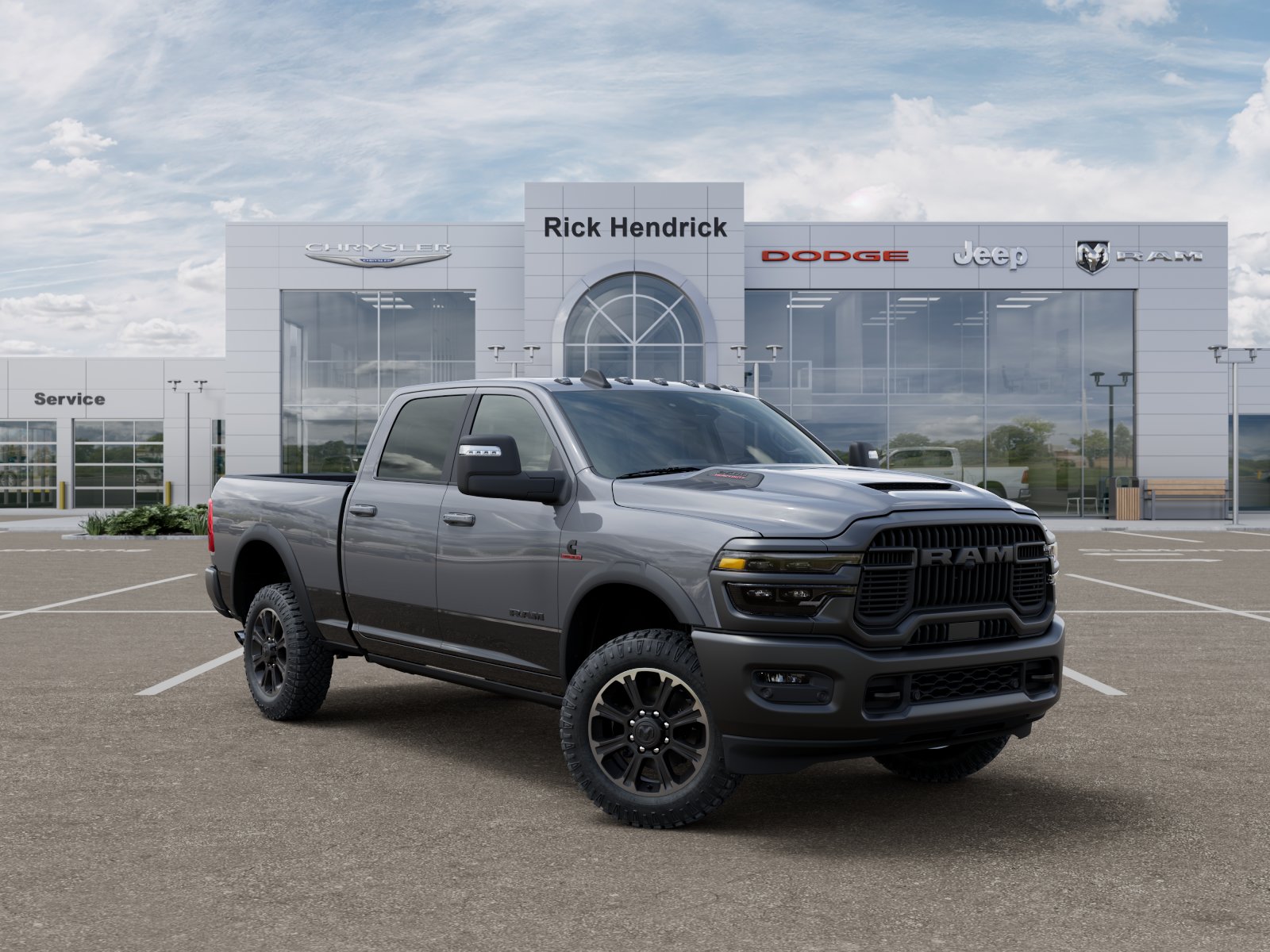 New 2026 Ceramic Gray Clear-Coat Exterior Paint RAM Rebel image 41
