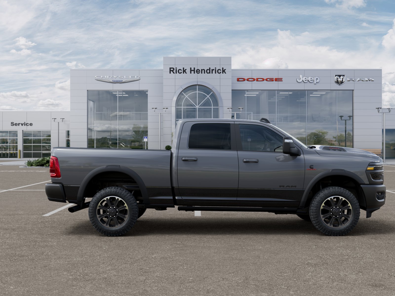 New 2026 Ceramic Gray Clear-Coat Exterior Paint RAM Rebel image 57