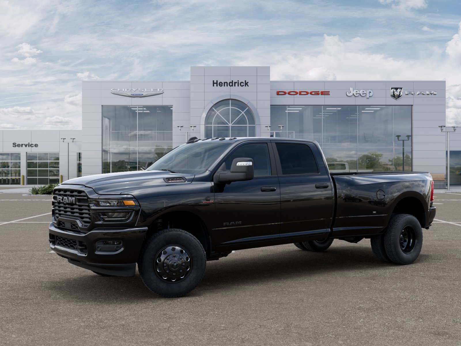 New 2026 Diamond Black Crystal Pearlcoat RAM Big Horn image 30