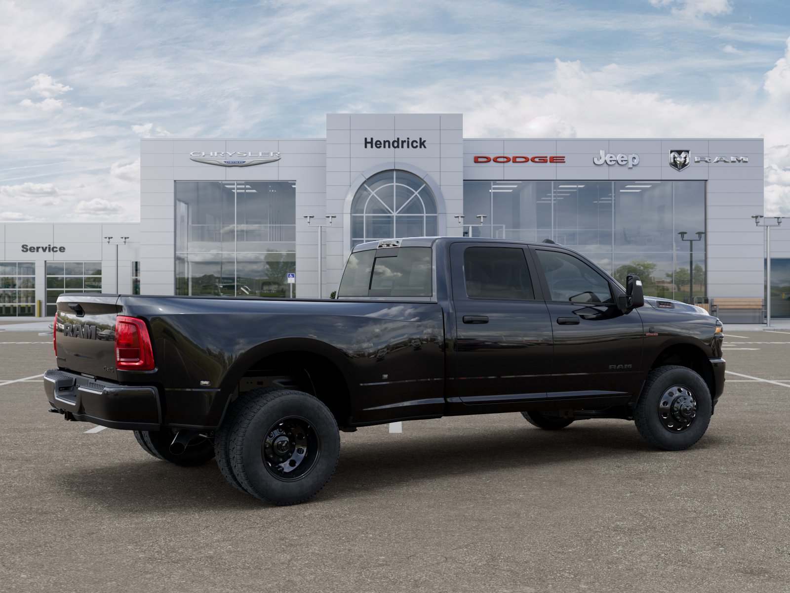 New 2026 Diamond Black Crystal Pearlcoat RAM Big Horn image 32