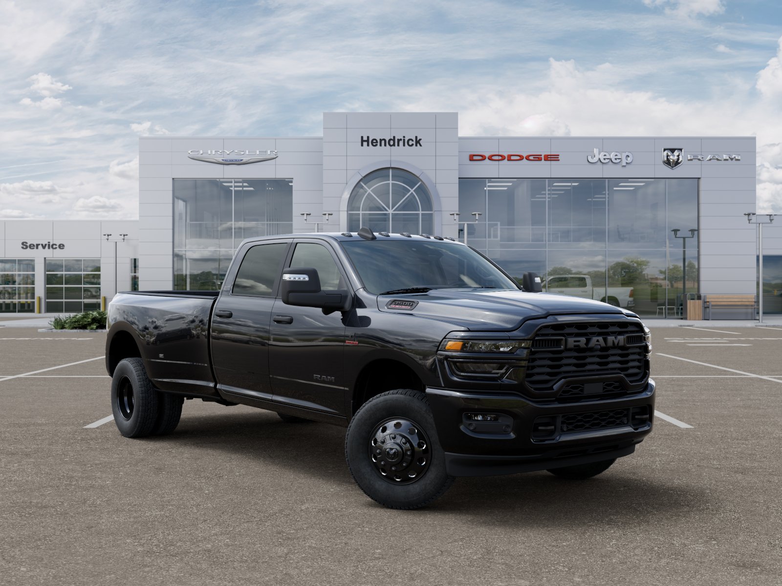 New 2026 Diamond Black Crystal Pearlcoat RAM Big Horn image 28
