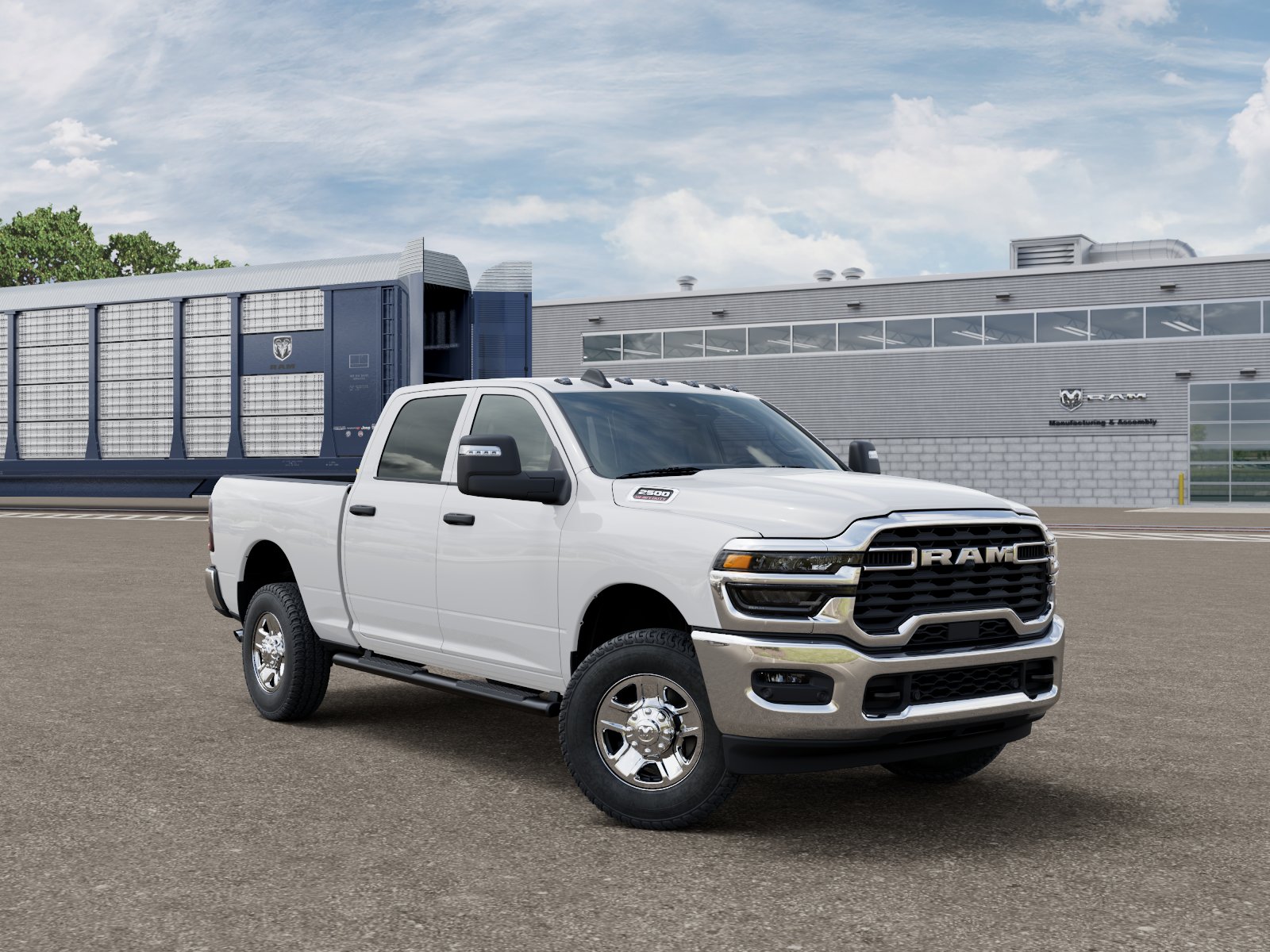 New 2026 Bright White Clear-Coat Exterior Paint RAM Tradesman image 30