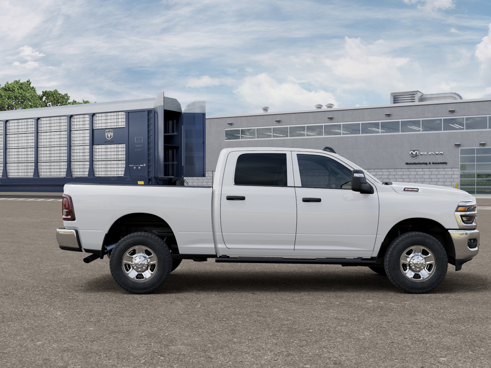 New 2026 Bright White Clear-Coat Exterior Paint RAM Tradesman image 46