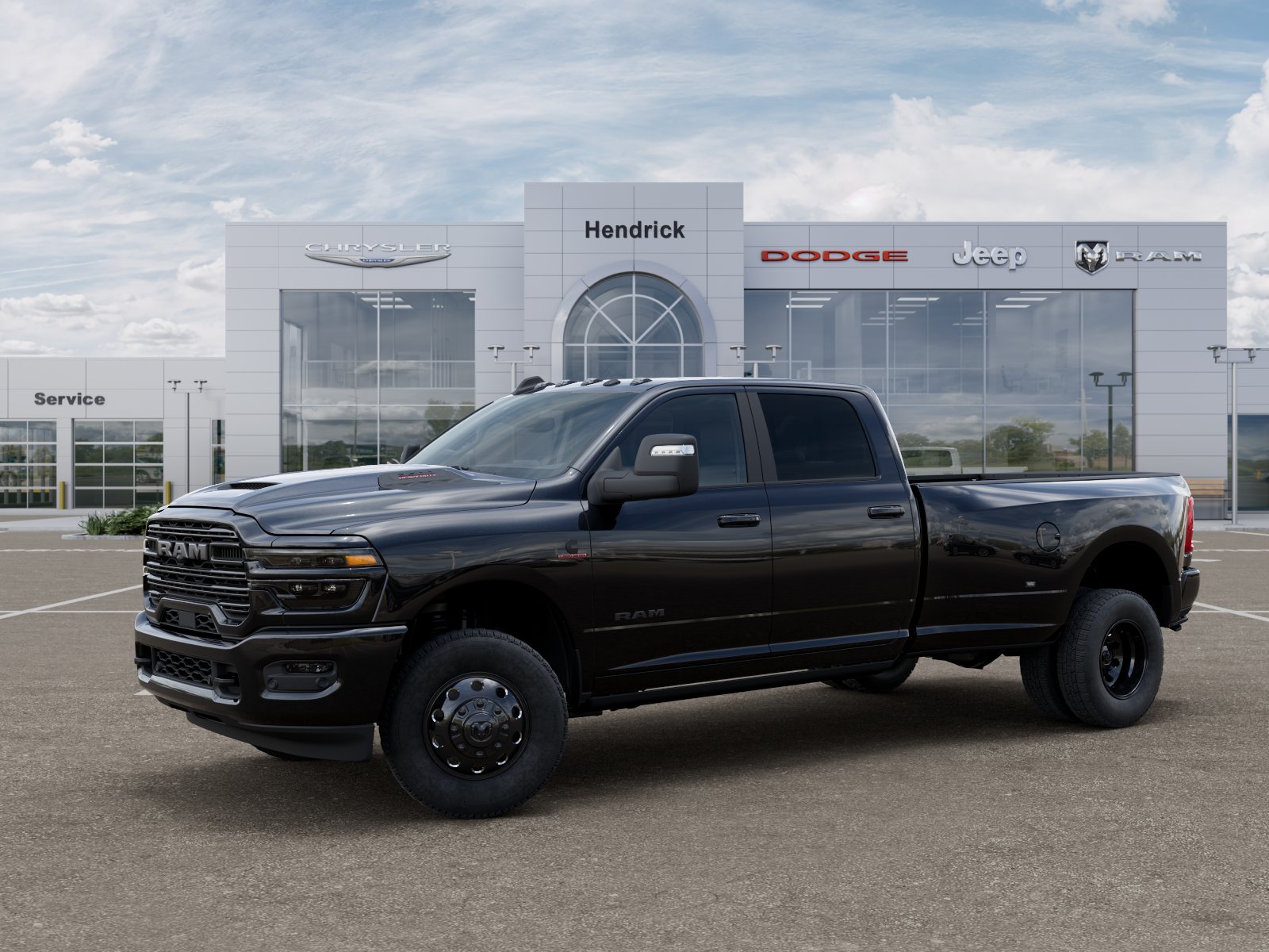 New 2026 Diamond Black Crystal Pearl-Coat Exterior Paint RAM Laramie image 29