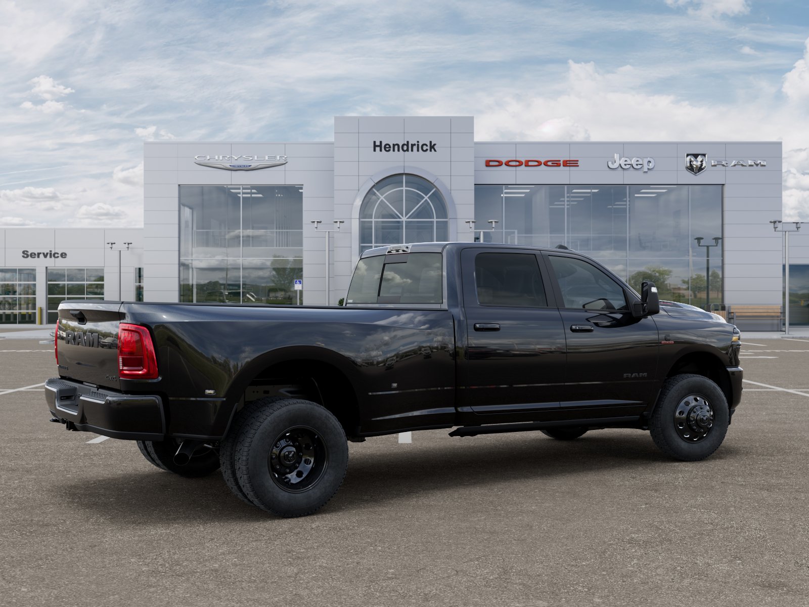 New 2026 Diamond Black Crystal Pearl-Coat Exterior Paint RAM Laramie image 31