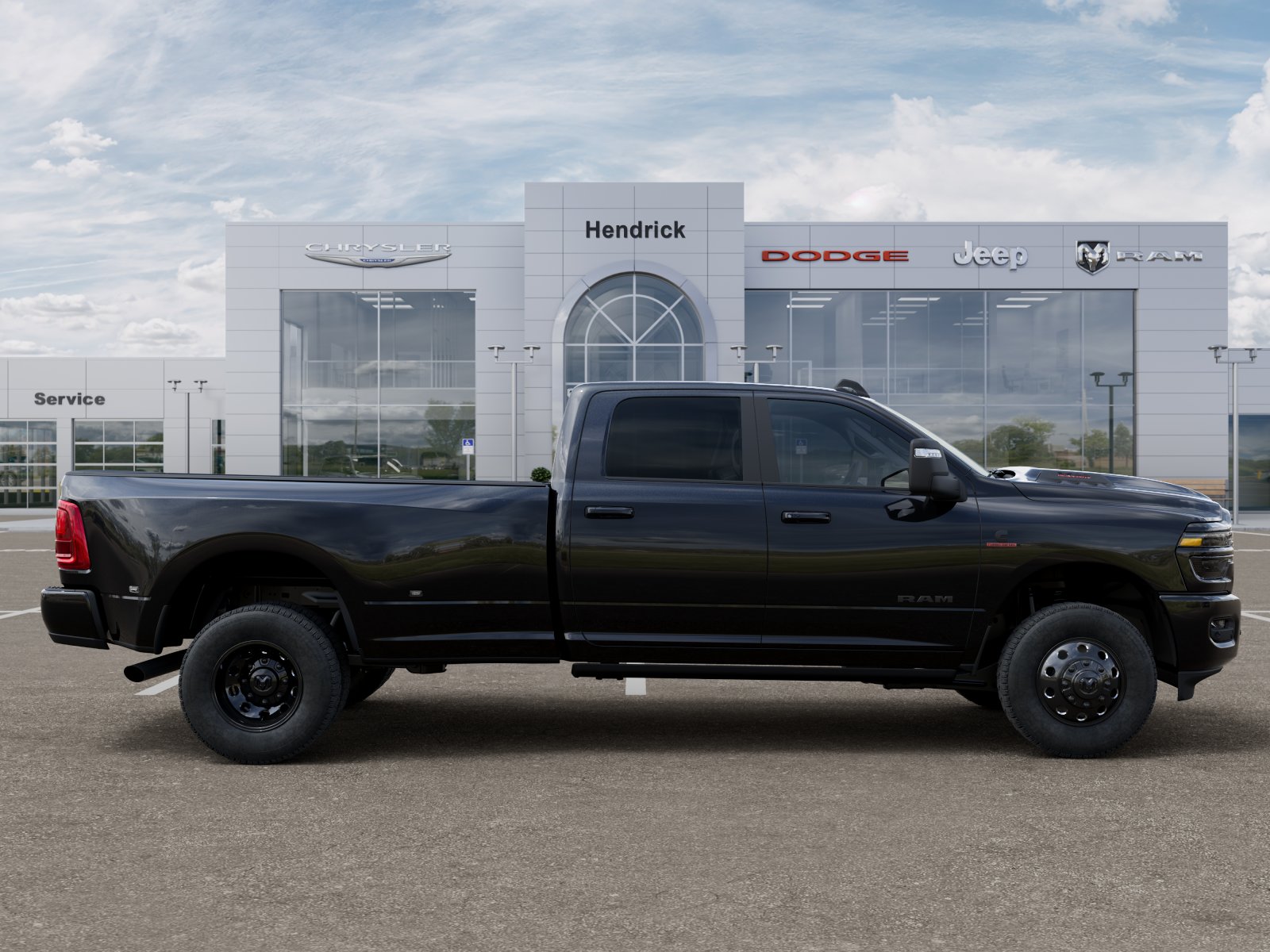 New 2026 Diamond Black Crystal Pearl-Coat Exterior Paint RAM Laramie image 48