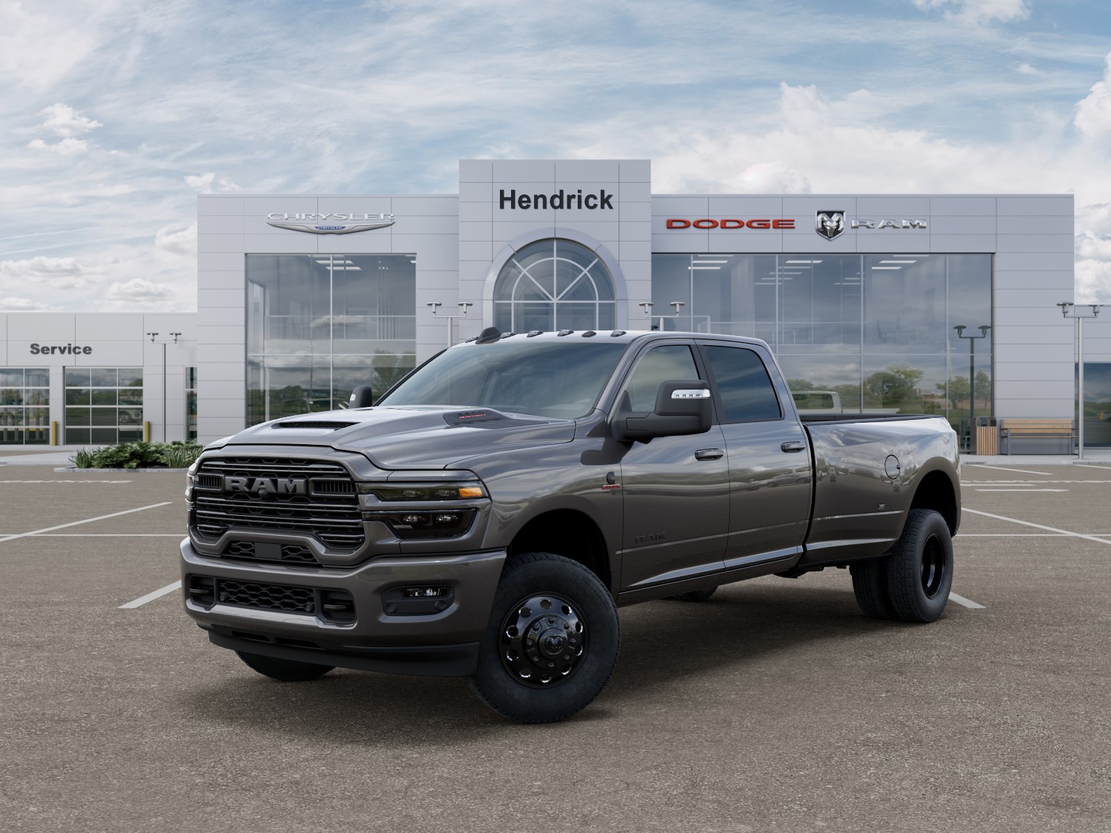 New 2026 Granite Crystal Metallic Clear-Coat Exterior Paint RAM Laramie image 37