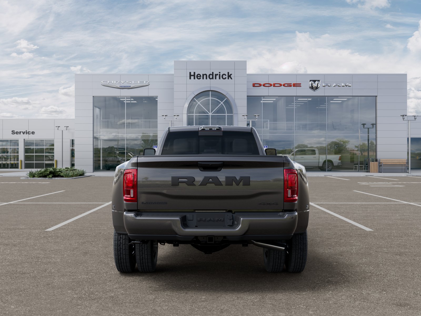New 2026 Granite Crystal Metallic Clear-Coat Exterior Paint RAM Laramie image 42