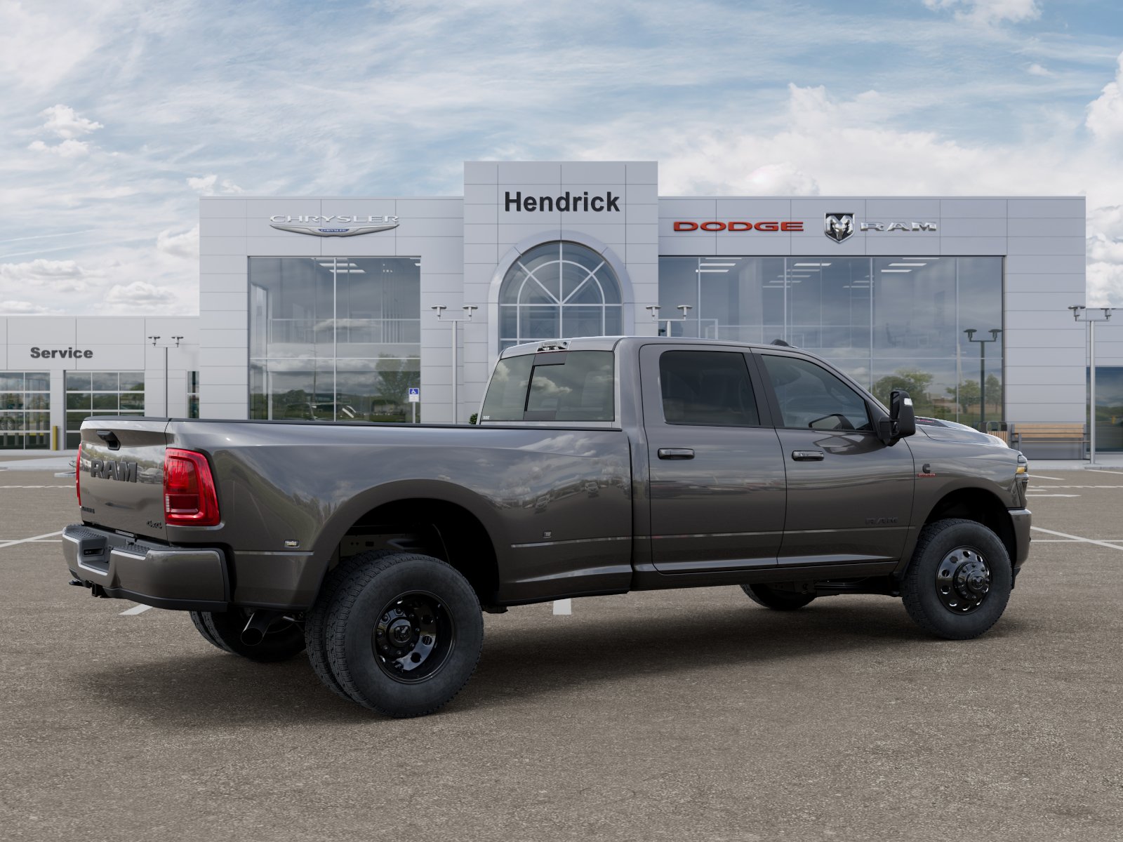 New 2026 Granite Crystal Metallic Clear-Coat Exterior Paint RAM Laramie image 40