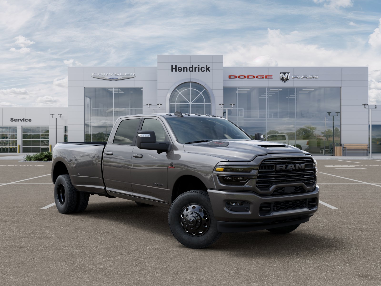 New 2026 Granite Crystal Metallic Clear-Coat Exterior Paint RAM Laramie image 36