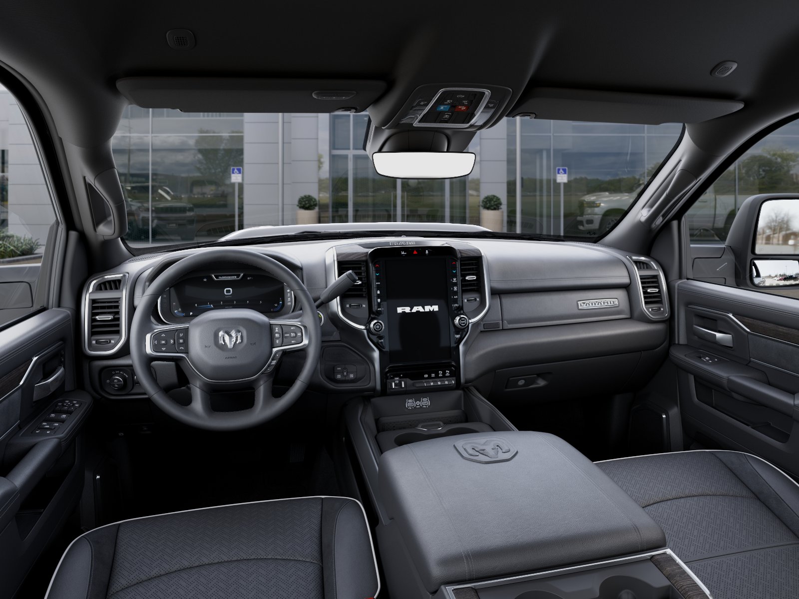 New 2026 Granite Crystal Metallic Clear-Coat Exterior Paint RAM Laramie image 49