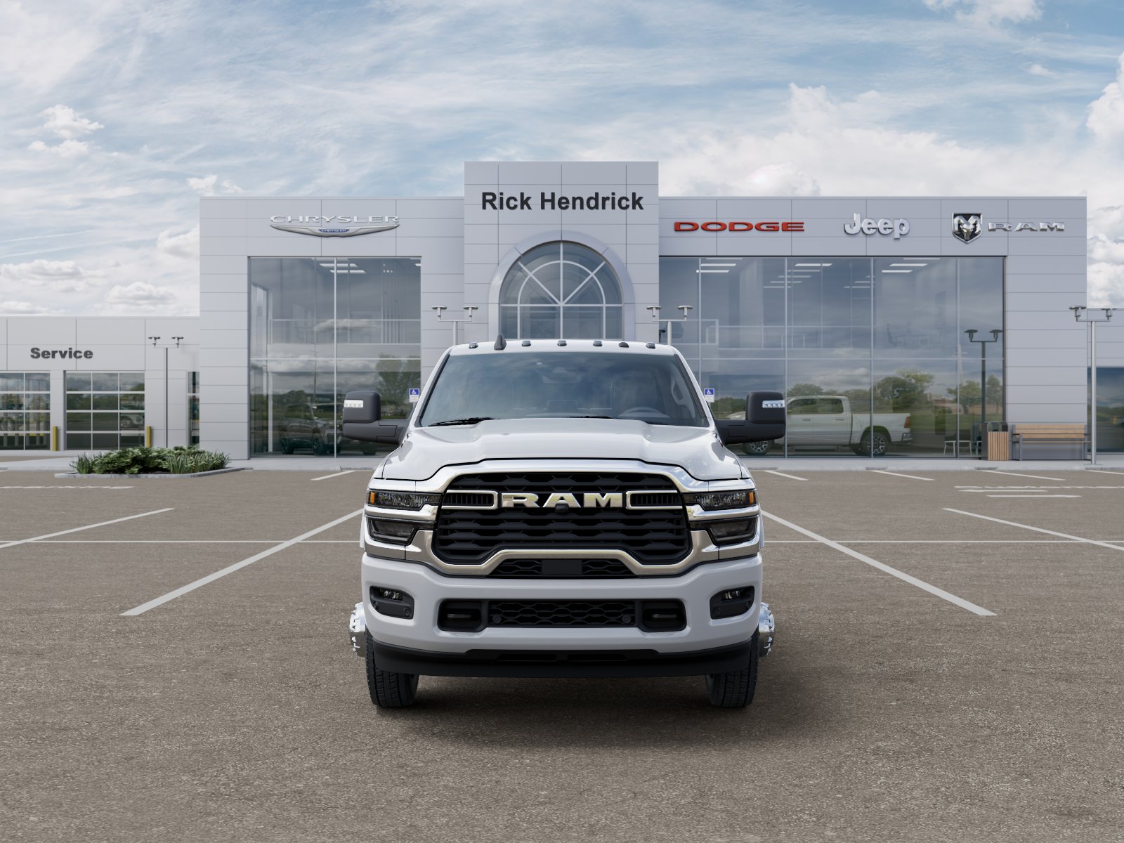 New 2026 Bright White Clear-Coat Exterior Paint RAM Big Horn image 6