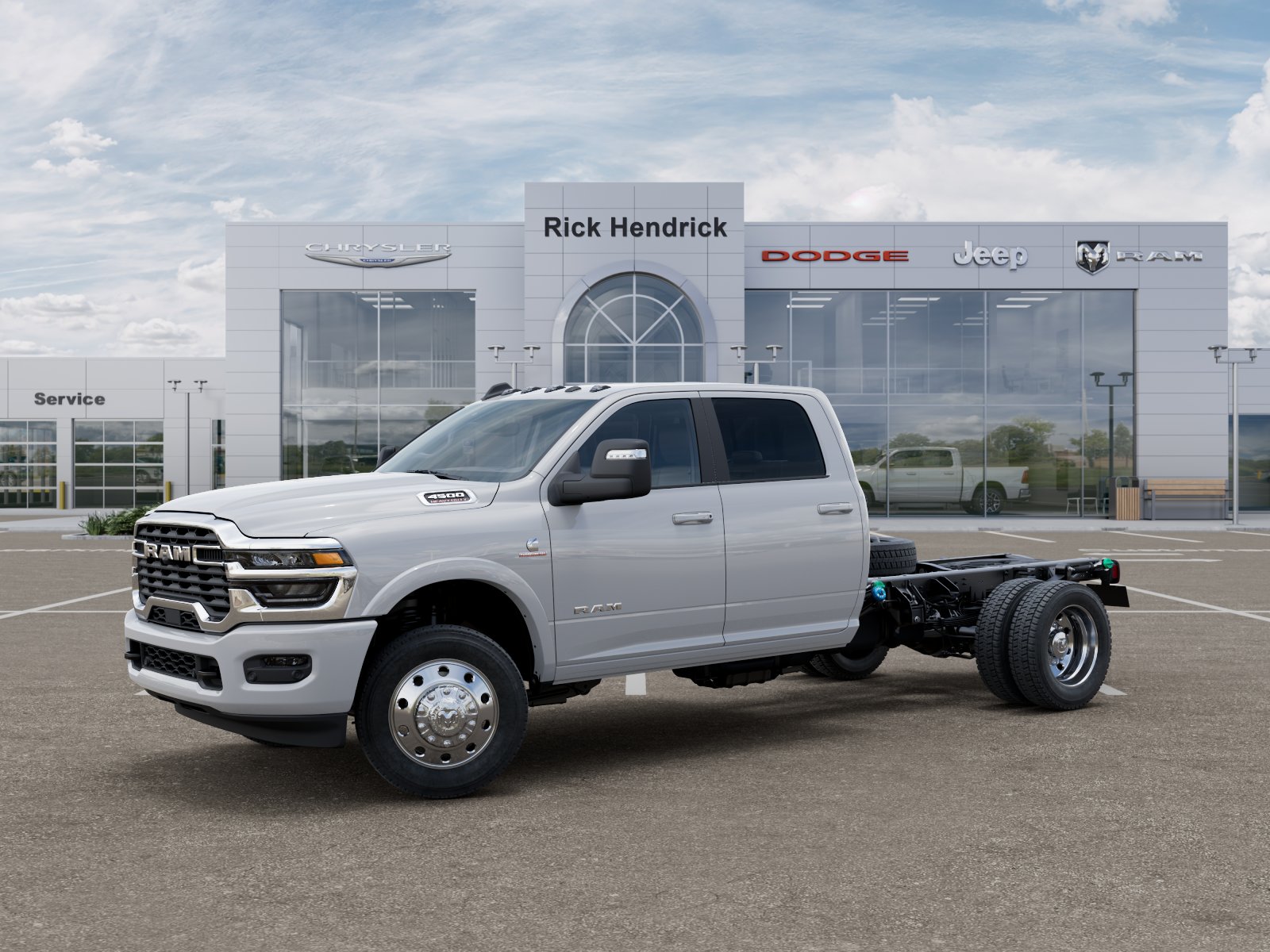 New 2026 Bright White Clear-Coat Exterior Paint RAM Big Horn image 2