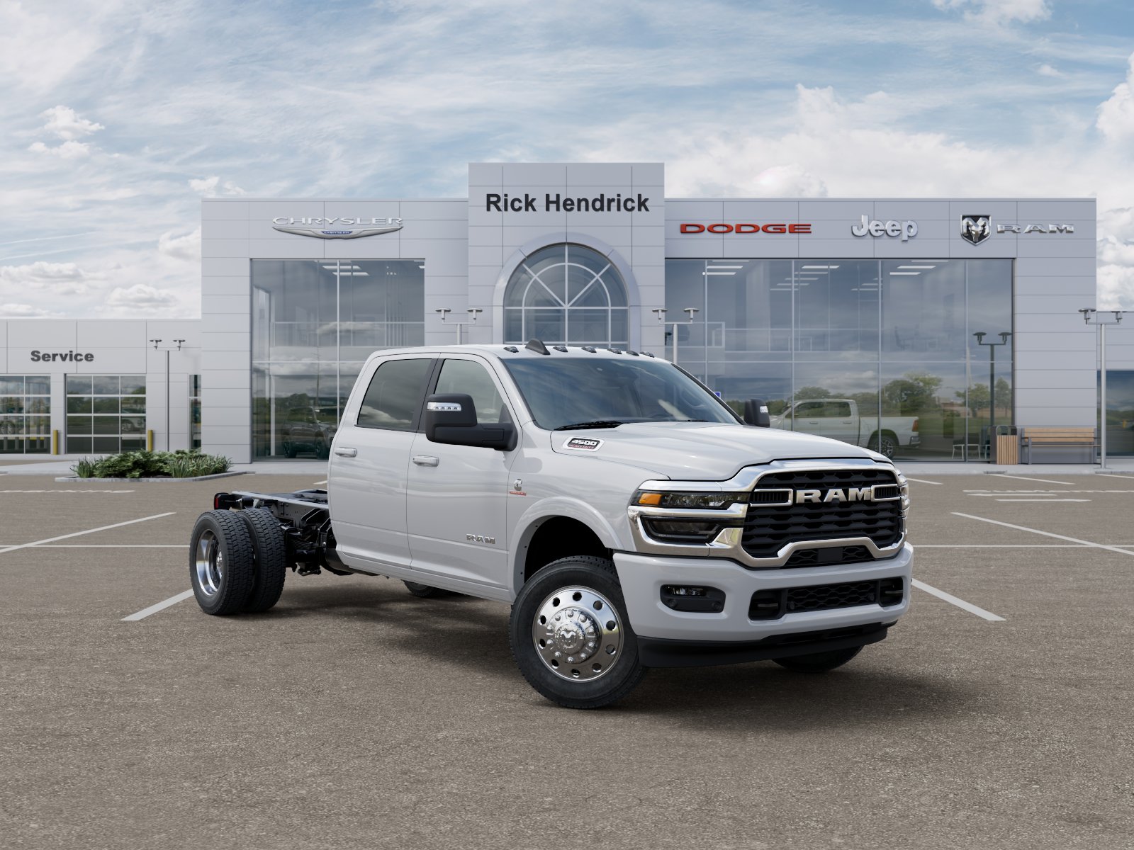 New 2026 Bright White Clear-Coat Exterior Paint RAM Big Horn image 5