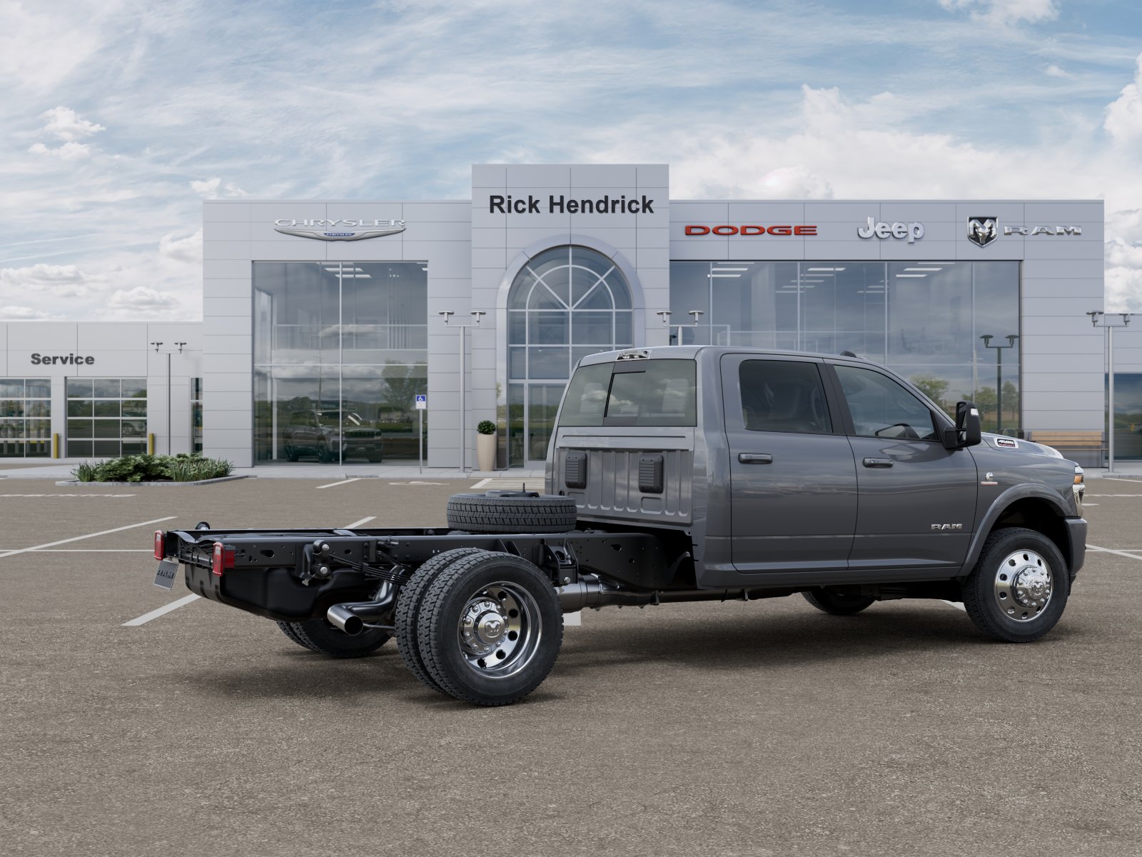 New 2026 Ceramic Gray Clear-Coat Exterior Paint RAM Big Horn image 39