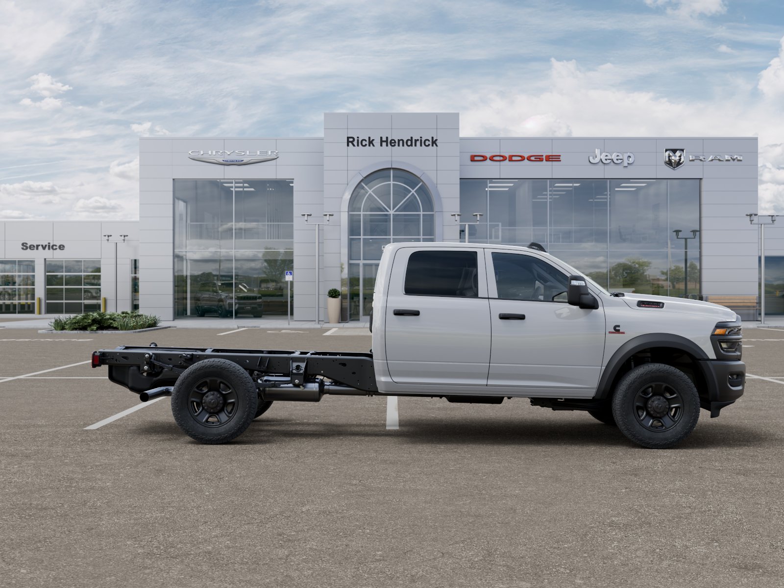 New 2026 Bright White Clear-Coat Exterior Paint RAM Tradesman image 48