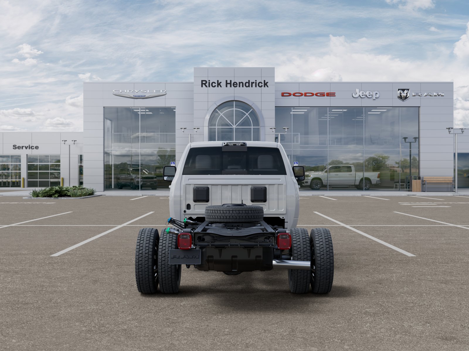 New 2026 Bright White Clear-Coat Exterior Paint RAM Big Horn image 7