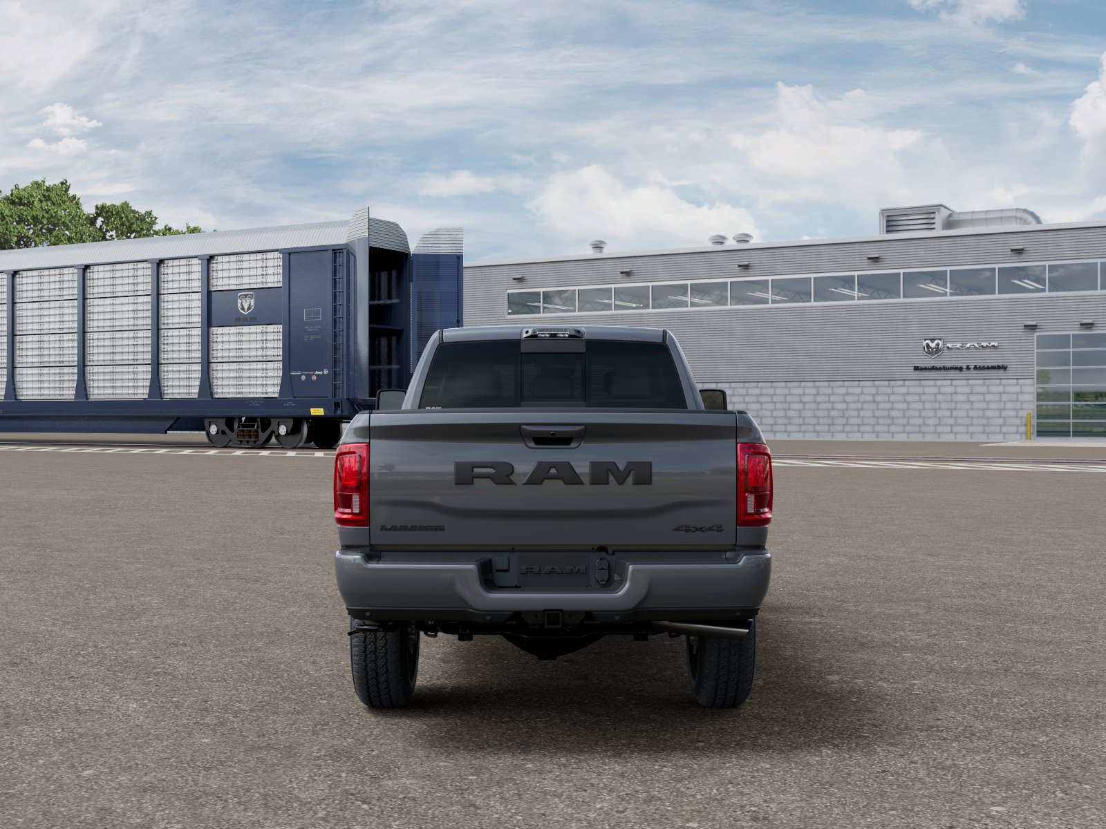 New 2026 Ceramic Gray Clear-Coat Exterior Paint RAM LARAMIE image 7