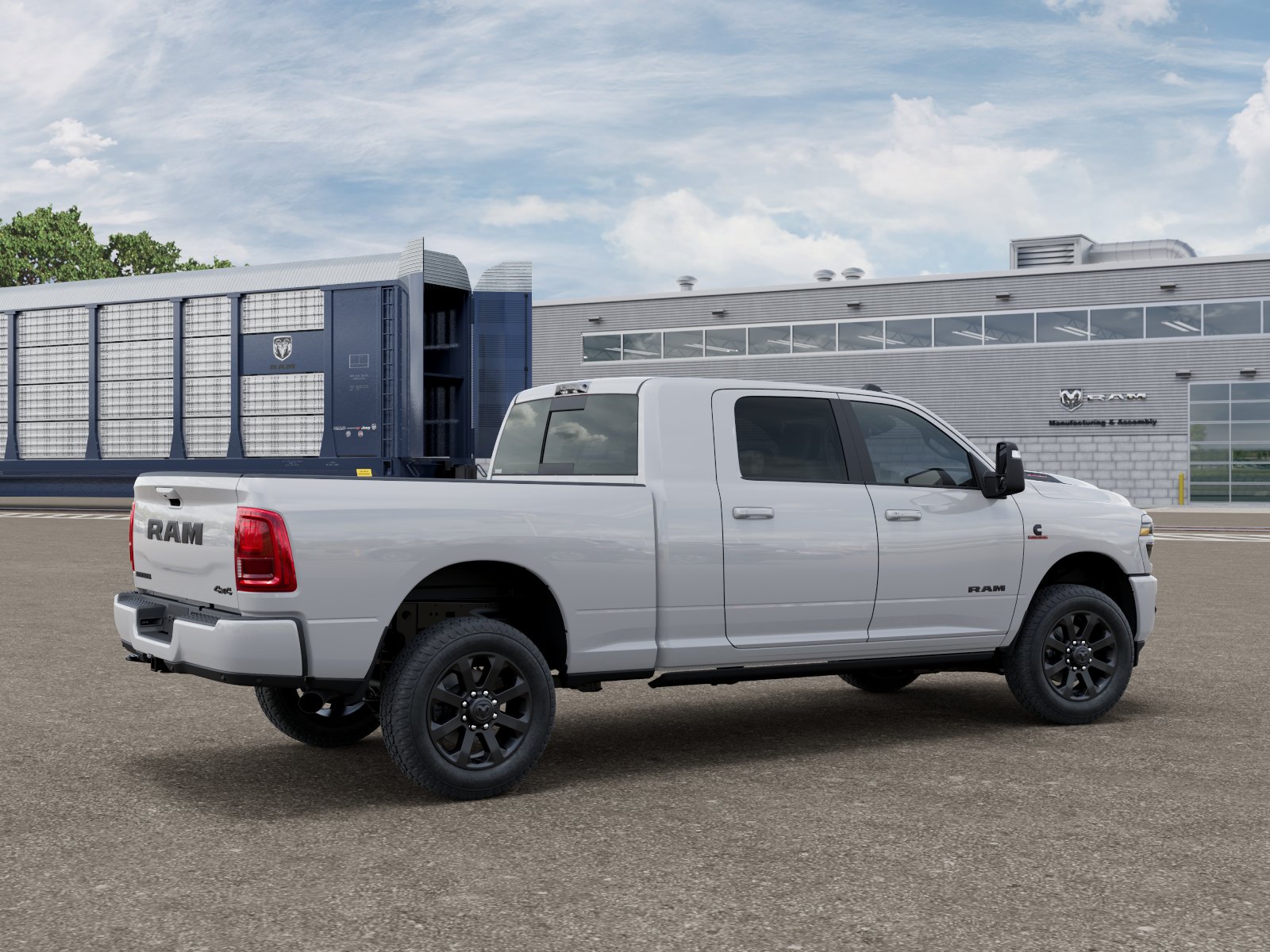 New 2026 Bright White Clear-Coat Exterior Paint RAM Laramie image 20