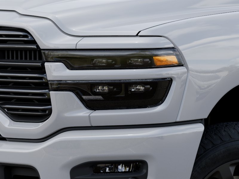 New 2026 Bright White Clear-Coat Exterior Paint RAM Laramie image 24