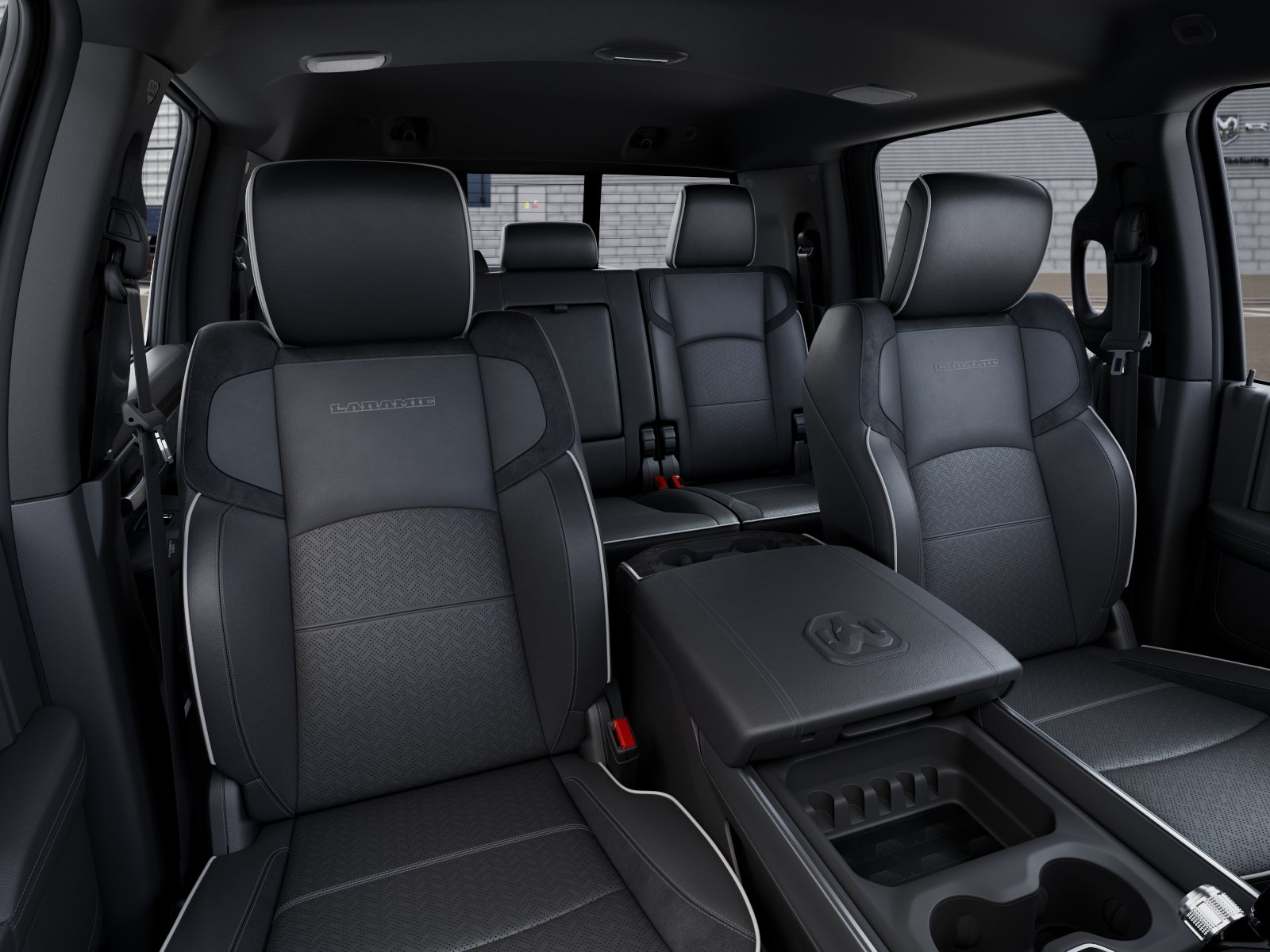 New 2026 Bright White Clear-Coat Exterior Paint RAM Laramie image 27