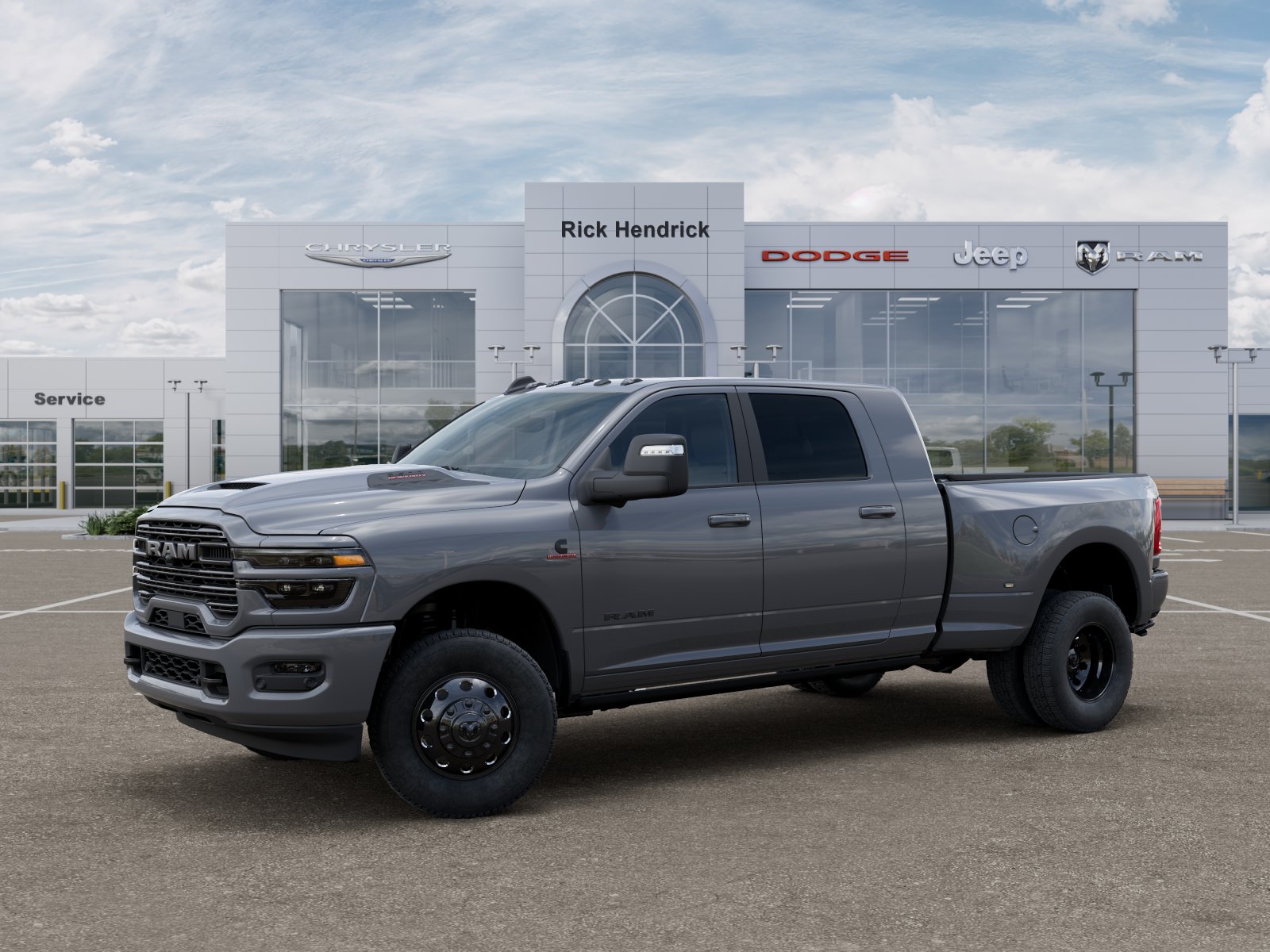 New 2026 Ceramic Gray Clear-Coat Exterior Paint RAM Laramie image 29