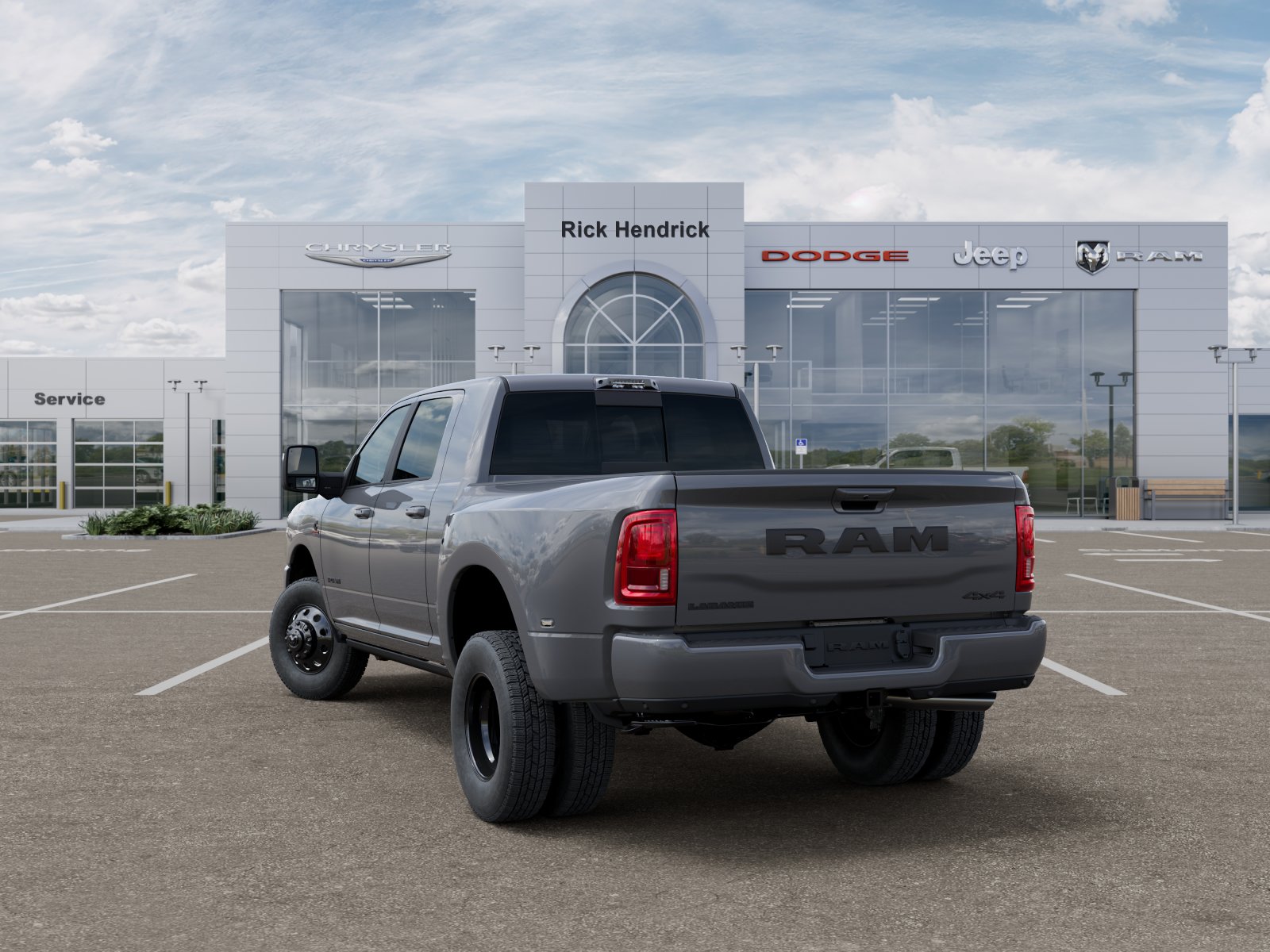 New 2026 Ceramic Gray Clear-Coat Exterior Paint RAM Laramie image 30