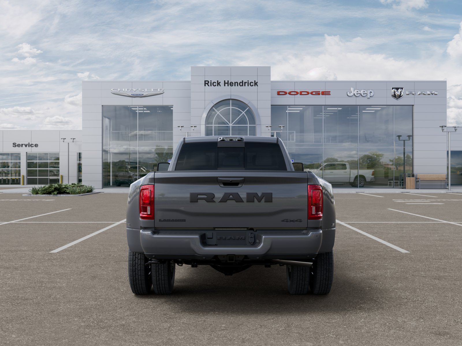 New 2026 Ceramic Gray Clear-Coat Exterior Paint RAM Laramie image 33