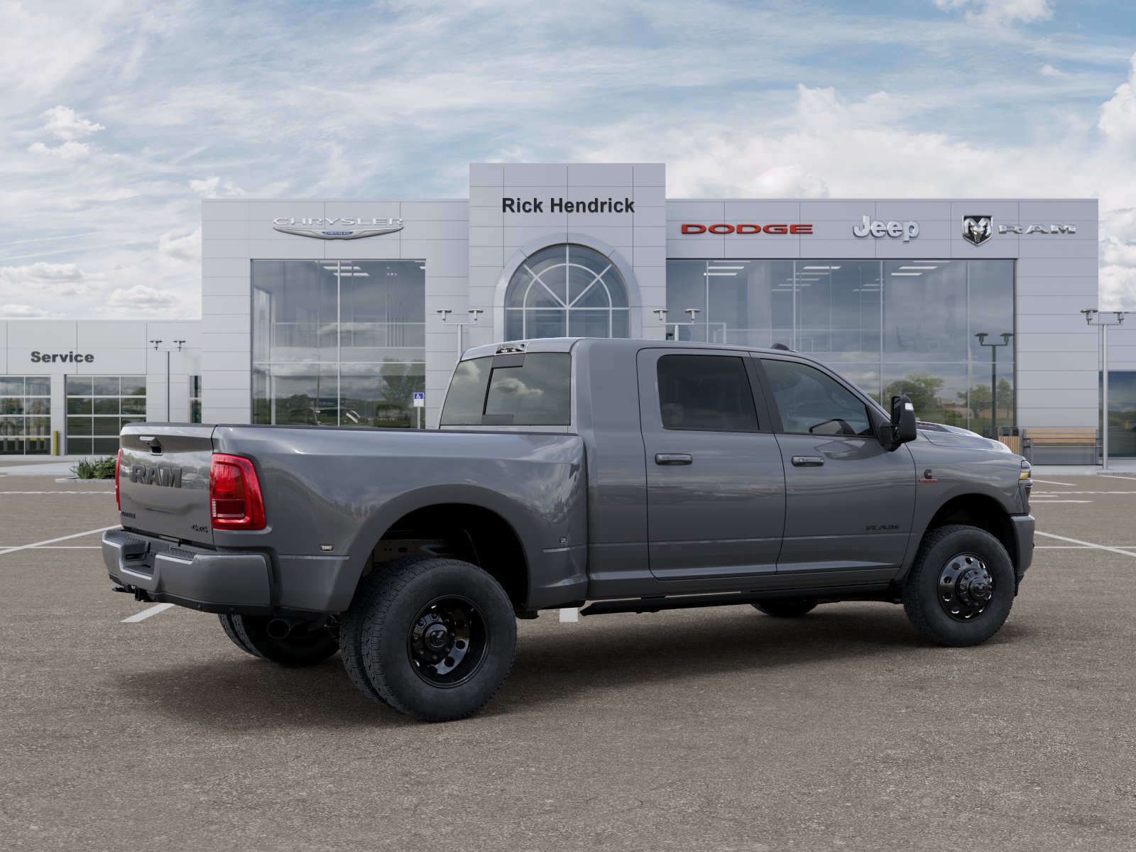 New 2026 Ceramic Gray Clear-Coat Exterior Paint RAM Laramie image 31