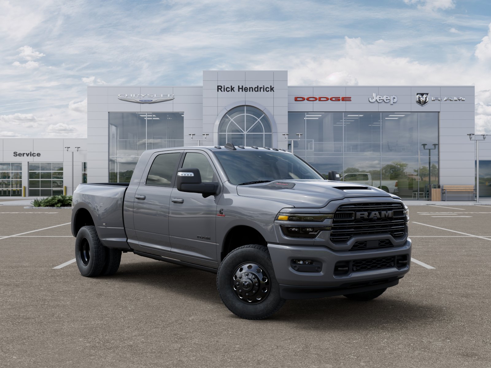 New 2026 Ceramic Gray Clear-Coat Exterior Paint RAM Laramie image 27