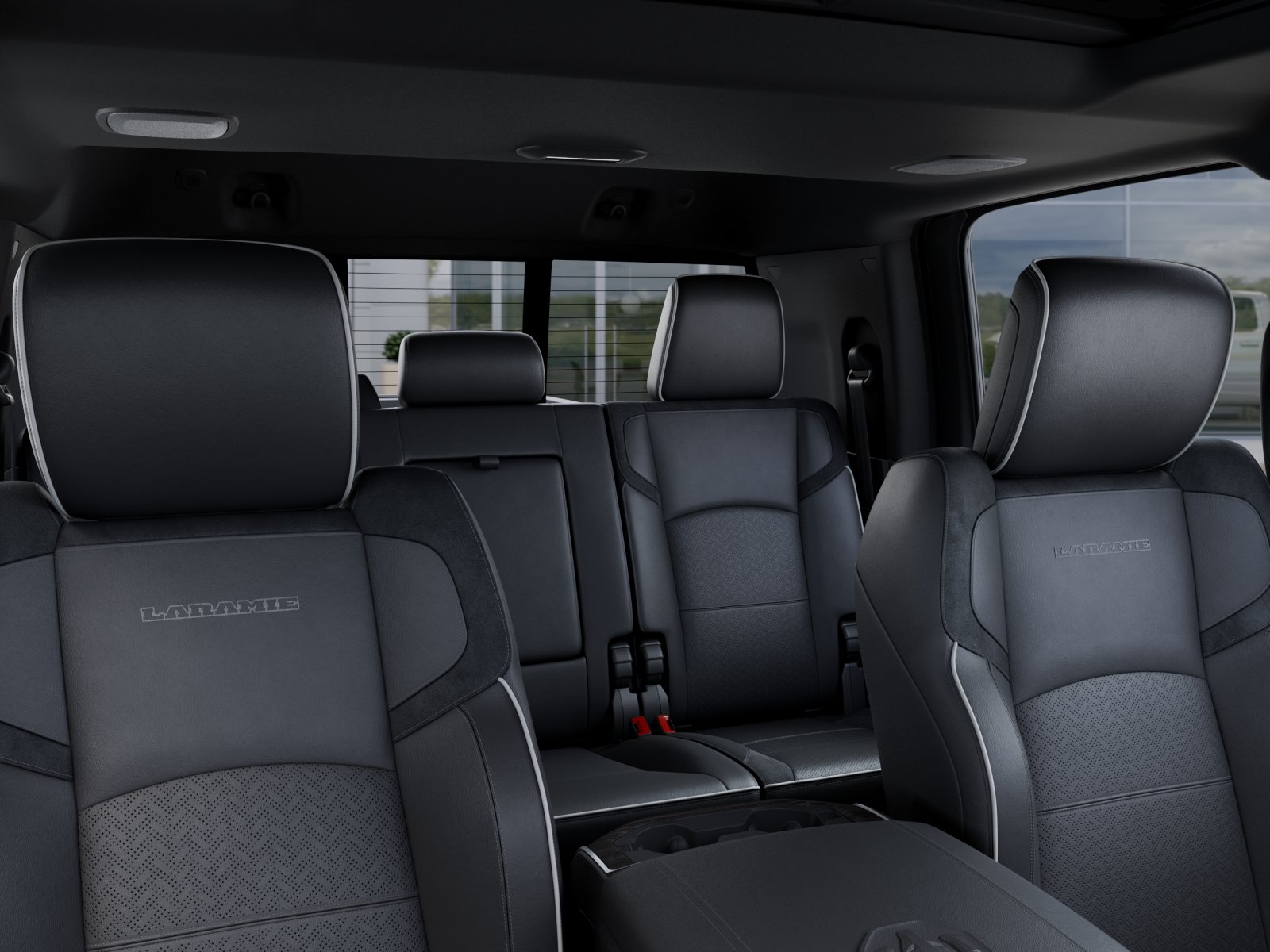 New 2026 Ceramic Gray Clear-Coat Exterior Paint RAM Laramie image 52