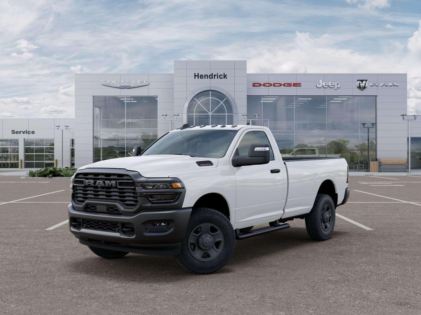 New 2026 Bright White Clear-Coat Exterior Paint RAM Tradesman image 2