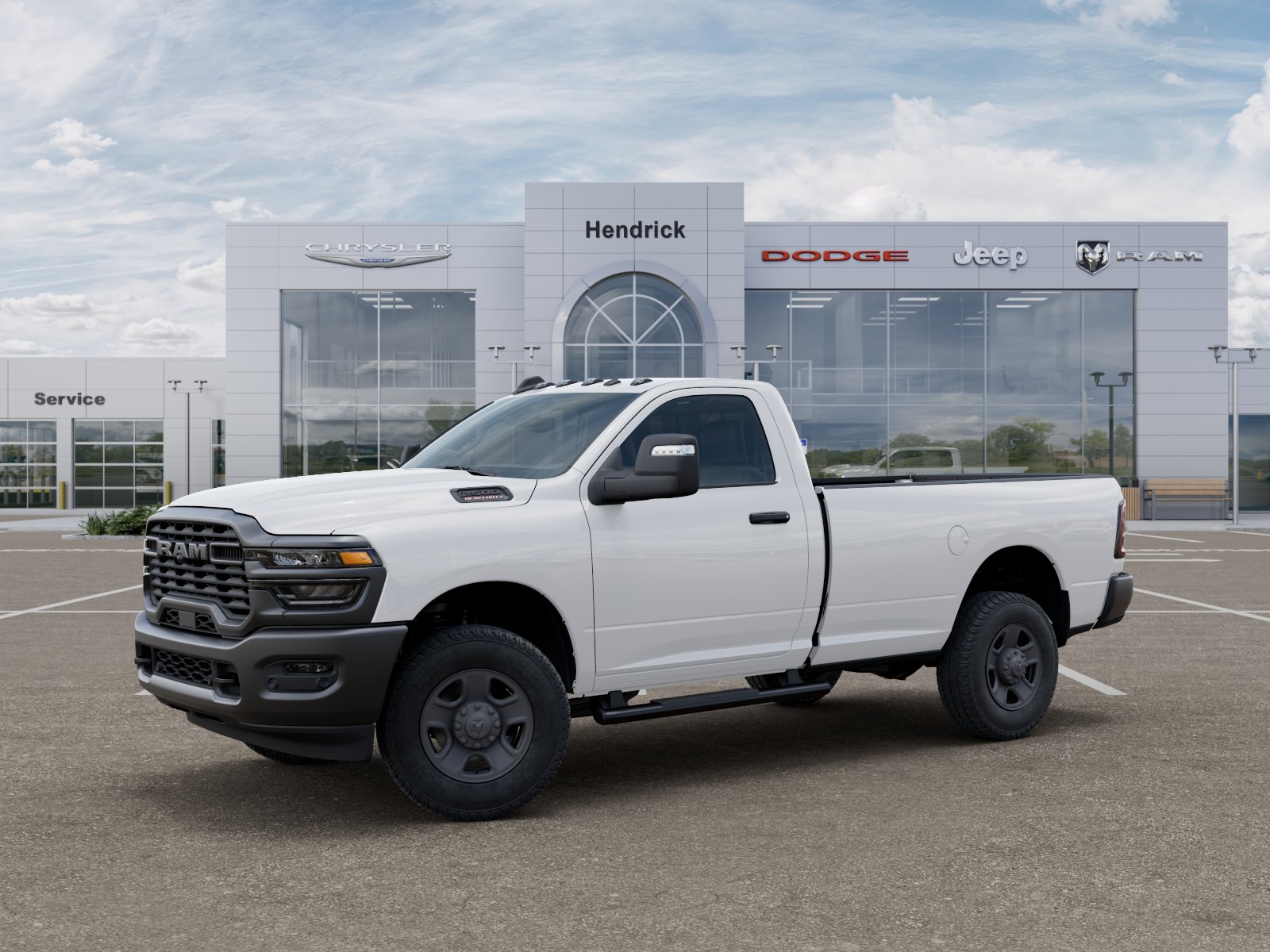New 2026 Bright White Clear-Coat Exterior Paint RAM Tradesman image 3