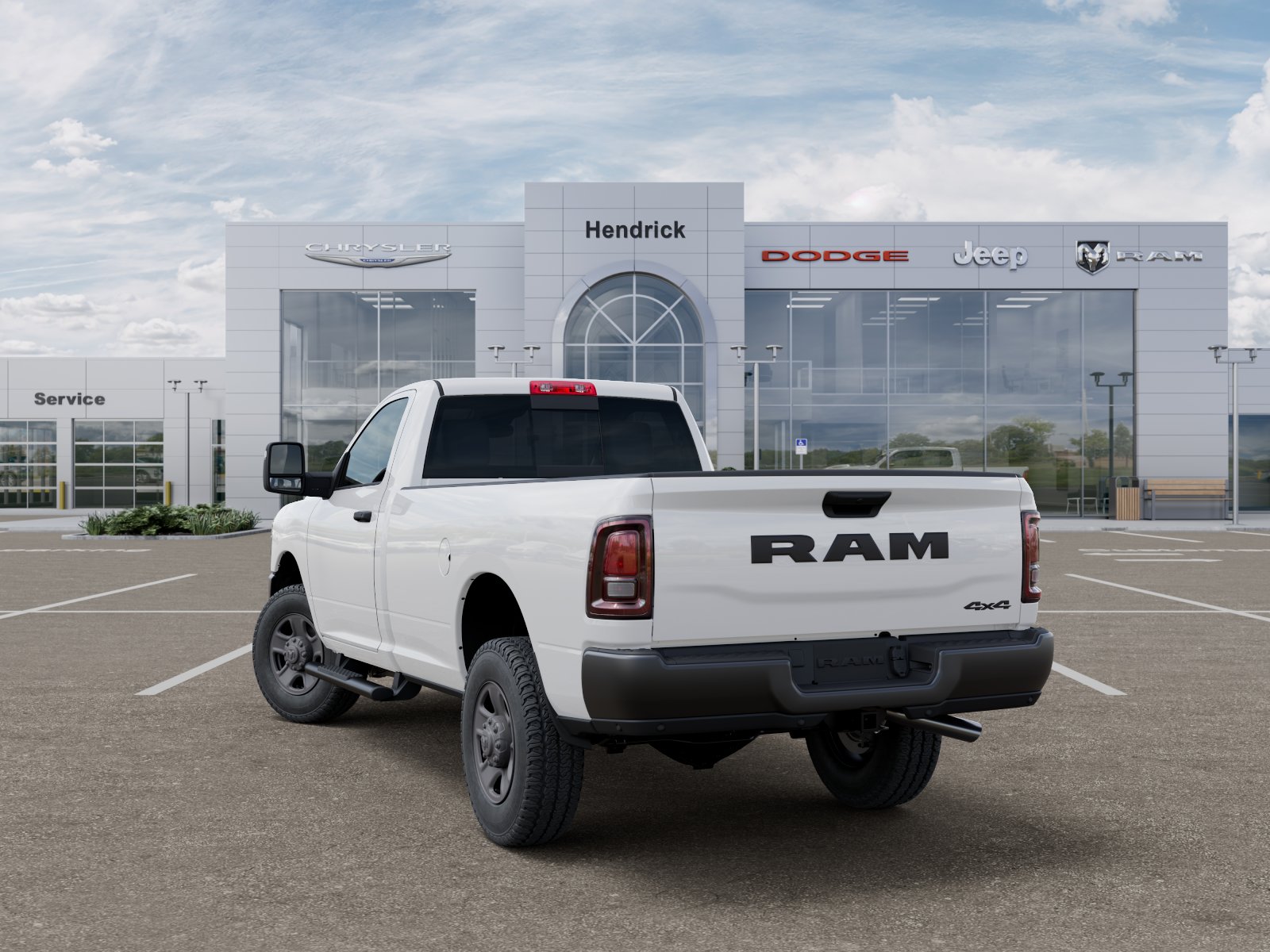 New 2026 Bright White Clear-Coat Exterior Paint RAM Tradesman image 4