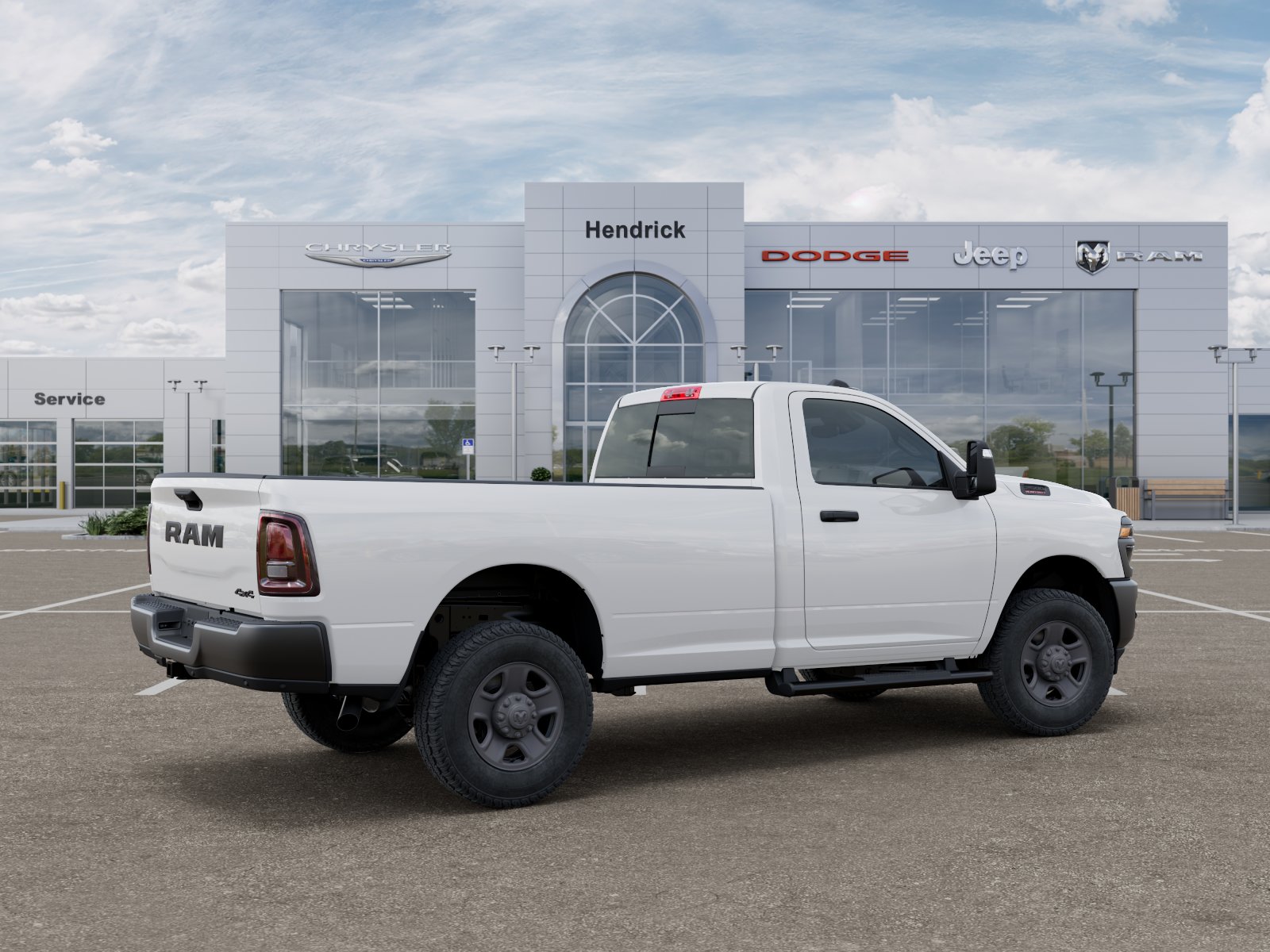 New 2026 Bright White Clear-Coat Exterior Paint RAM Tradesman image 5