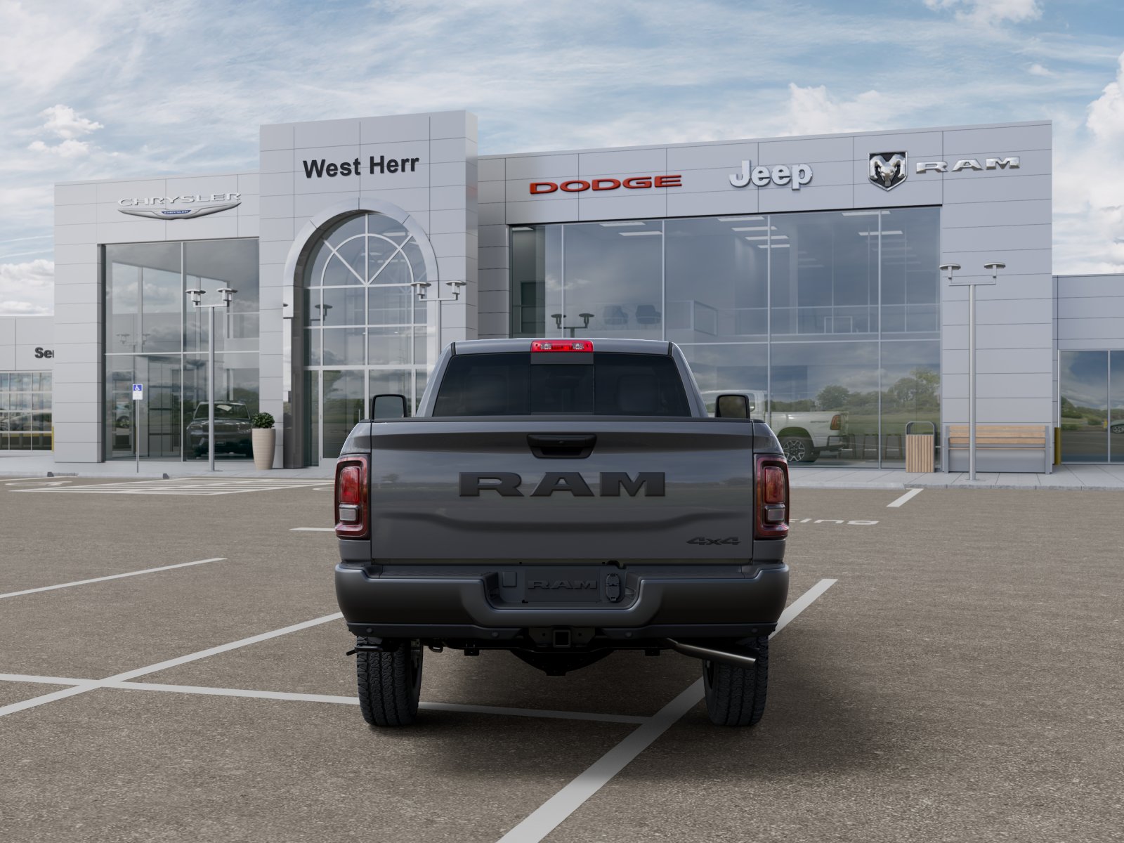 New 2026 Ceramic Gray Clear-Coat Exterior Paint RAM Tradesman image 7