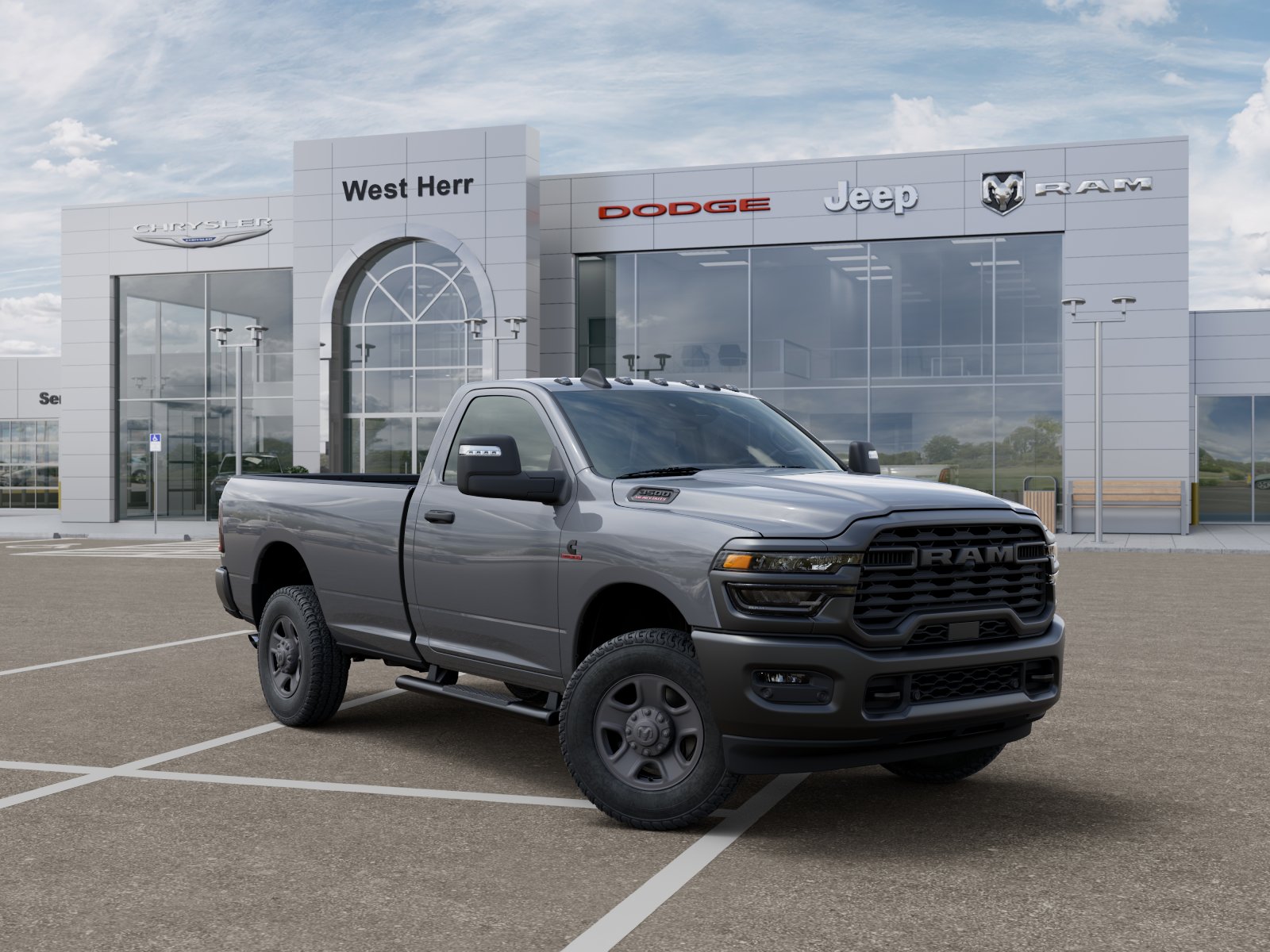 New 2026 Ceramic Gray Clear-Coat Exterior Paint RAM Tradesman image 5