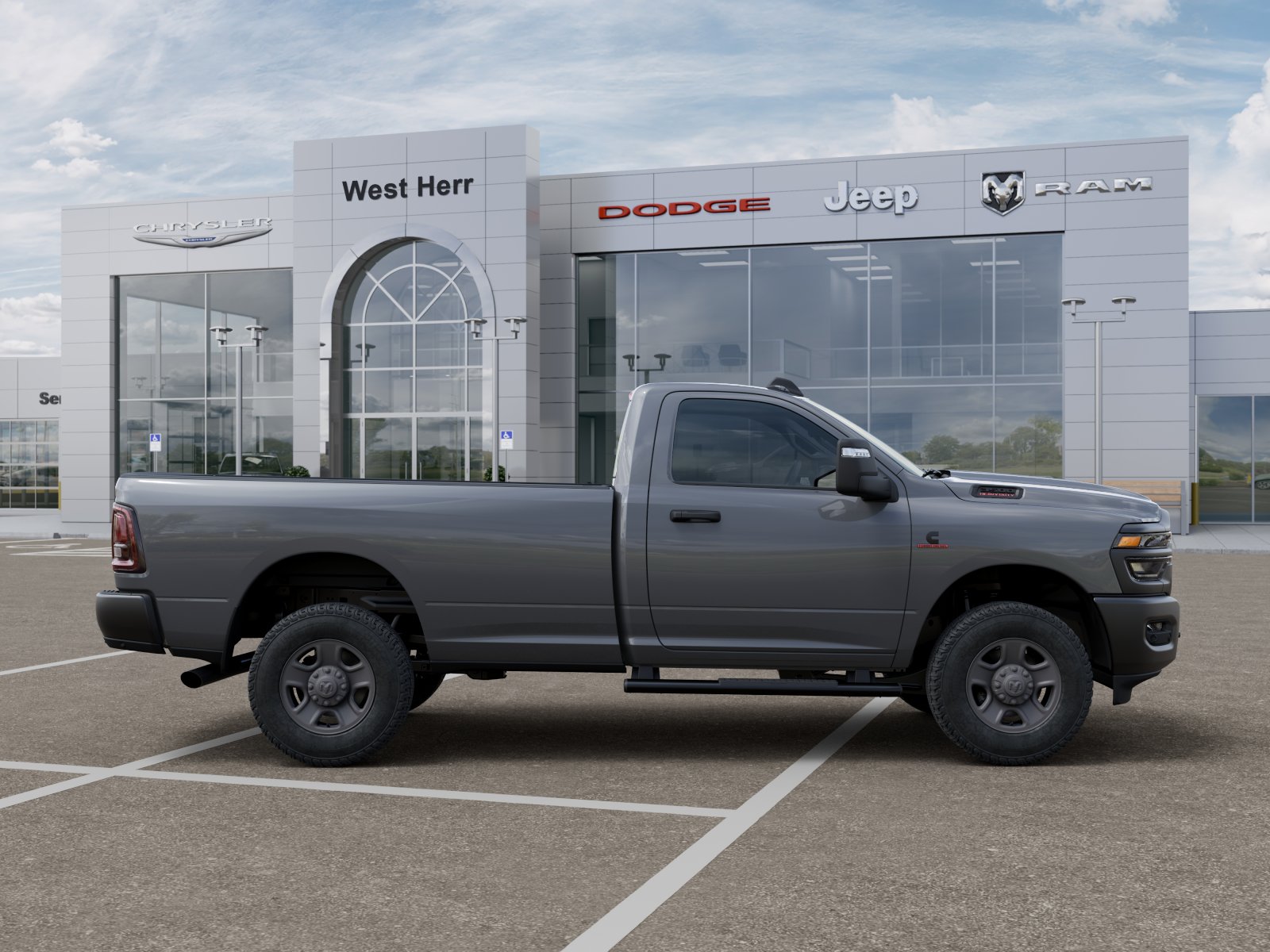 New 2026 Ceramic Gray Clear-Coat Exterior Paint RAM Tradesman image 21