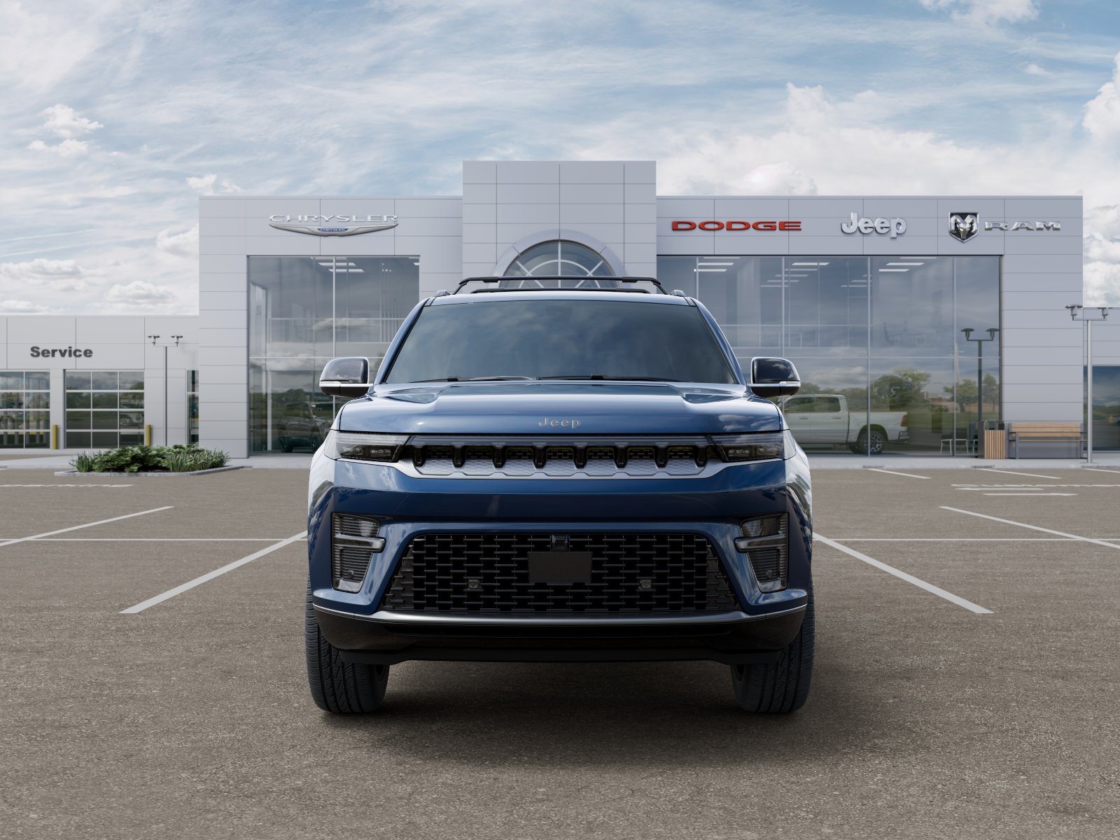 New 2026 Fathom Blue Pearl-Coat Exterior Paint (Late Availability) Jeep  image 32