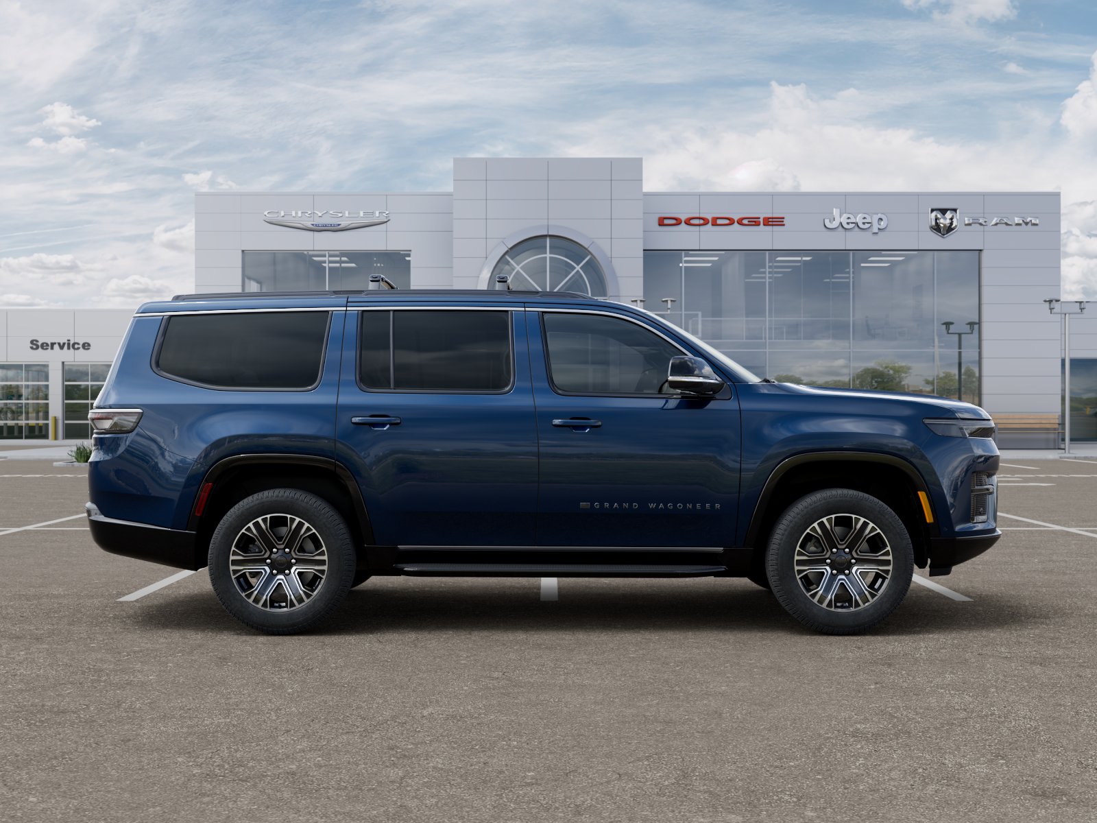 New 2026 Fathom Blue Pearl-Coat Exterior Paint (Late Availability) Jeep  image 47
