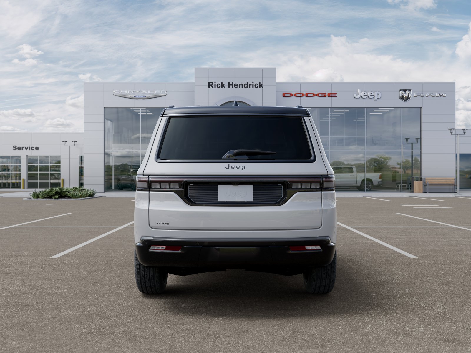 New 2026 Bright White Clear-Coat Exterior Paint Jeep Summit Obsidian image 33