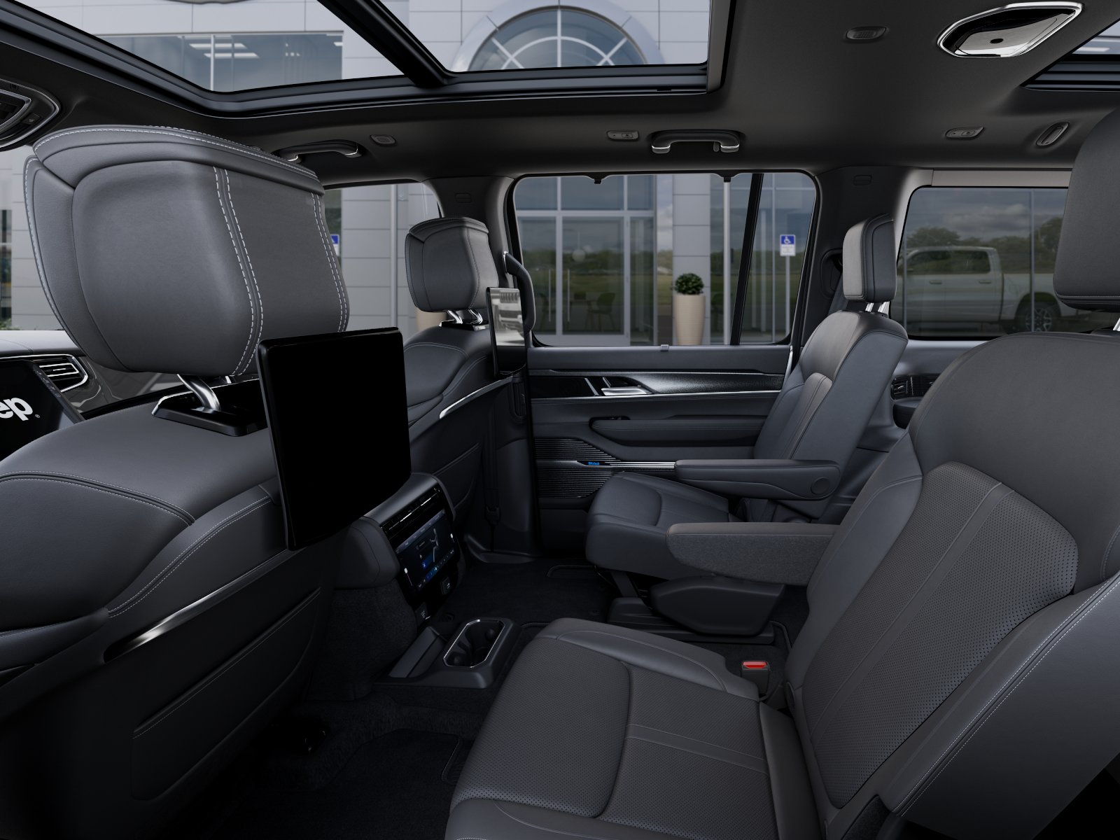 New 2026 Bright White Clear-Coat Exterior Paint Jeep Summit Obsidian image 49
