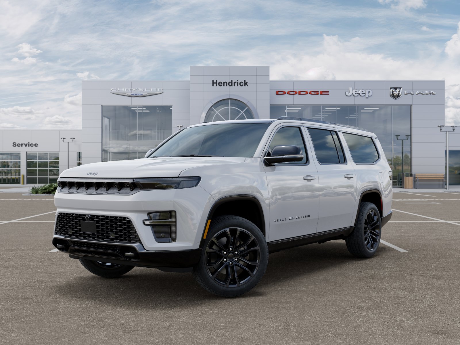 New 2026 Bright White Clear-Coat Exterior Paint Jeep Summit Reserve image 40