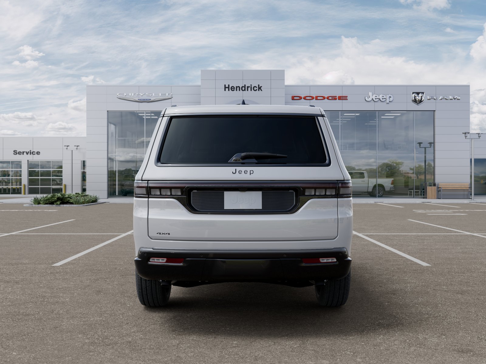 New 2026 Bright White Clear-Coat Exterior Paint Jeep Summit Reserve image 45